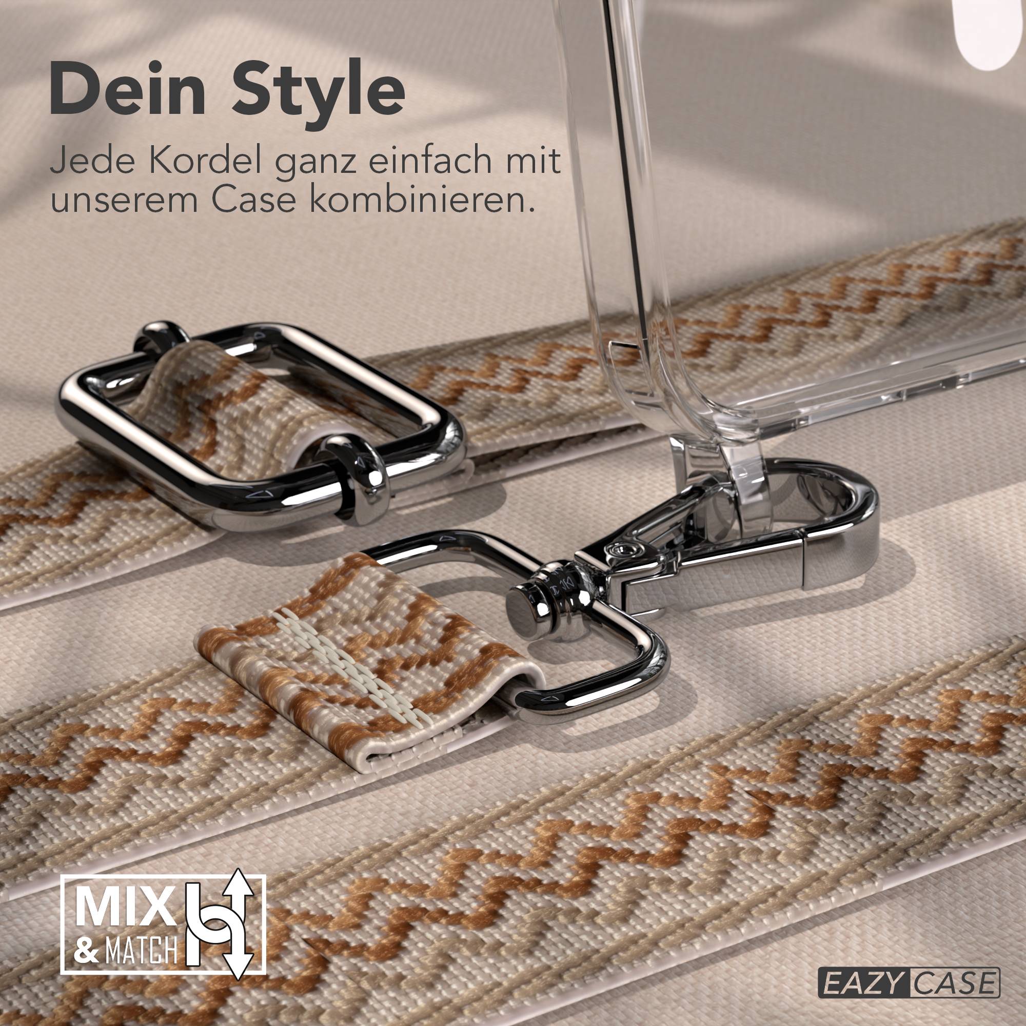 Samsung Galaxy A57 MagSafe Handykette mit verstellbarem Boho Band Set