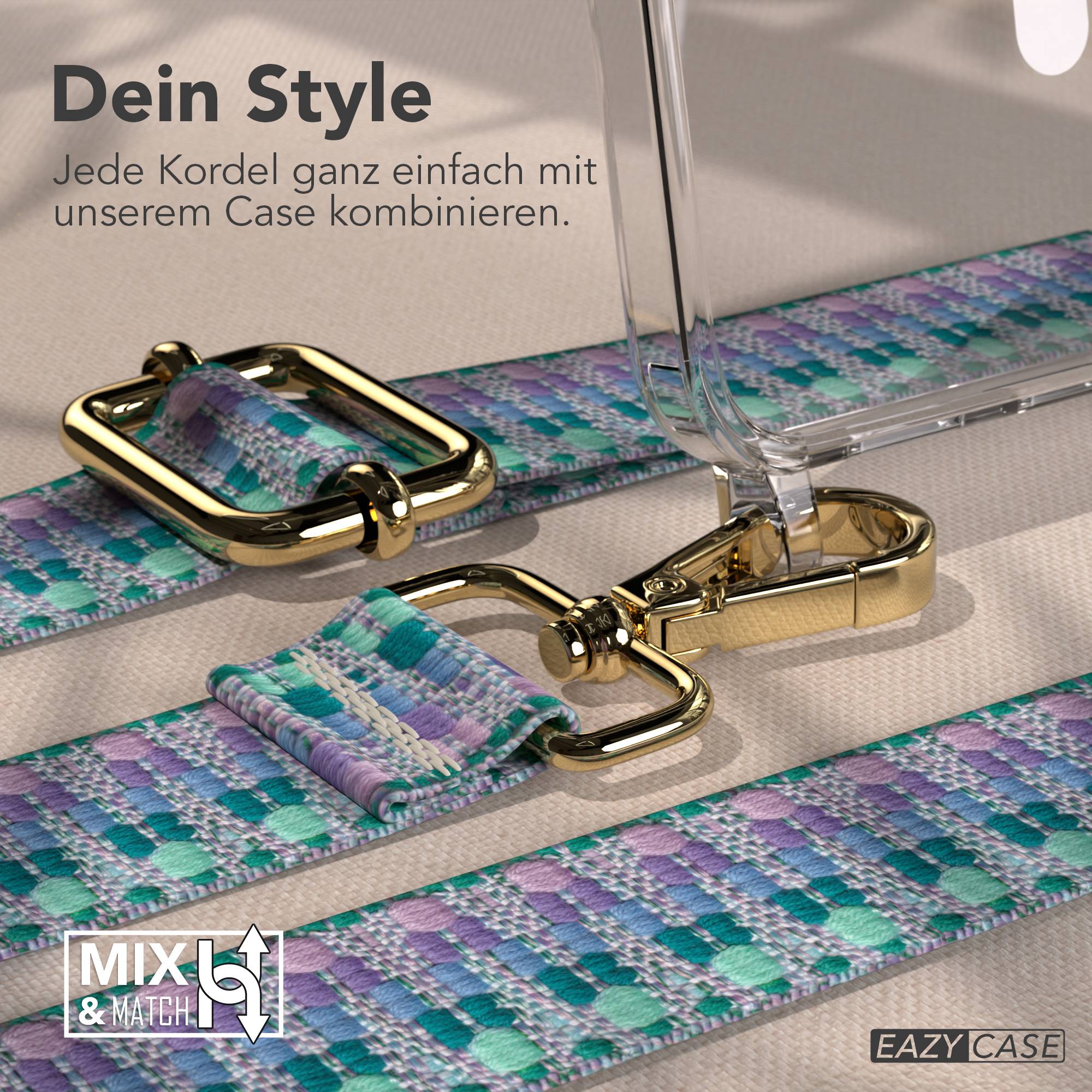 Samsung Galaxy A57 MagSafe Handykette mit verstellbarem Boho Band Set