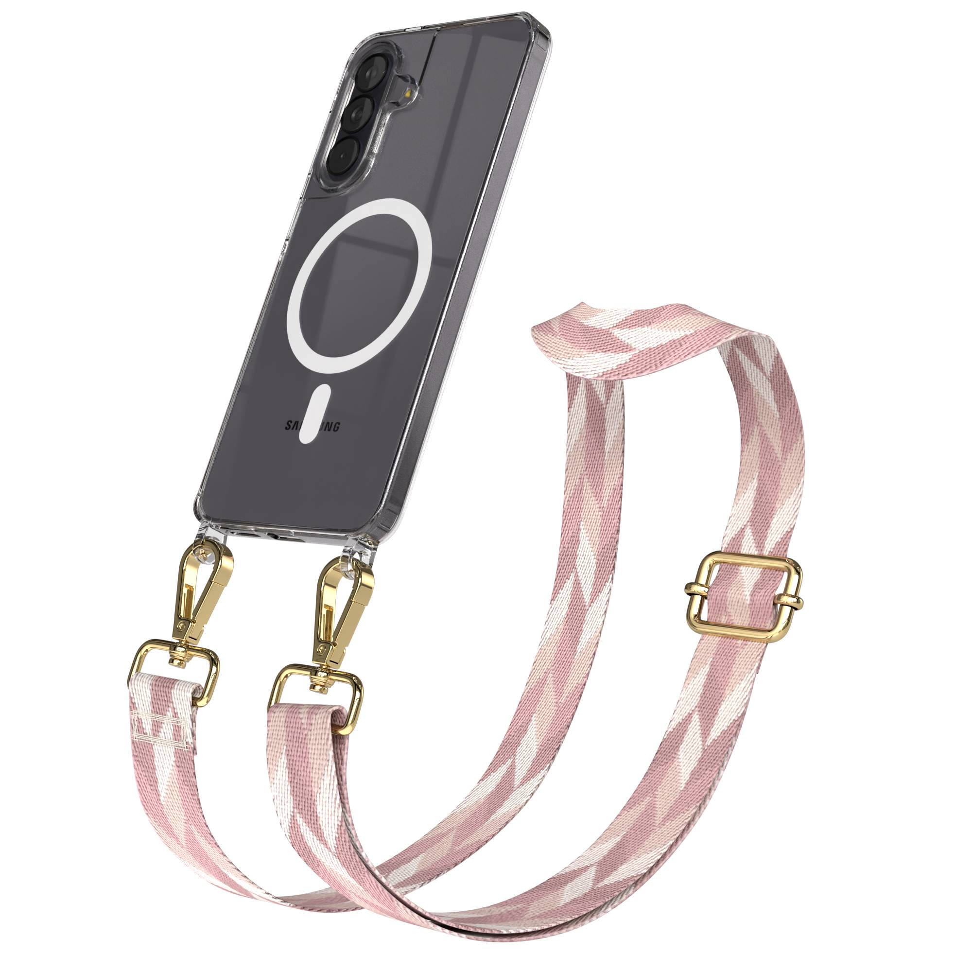 Samsung Galaxy A57 MagSafe Handykette mit Boho Band verstellbar
