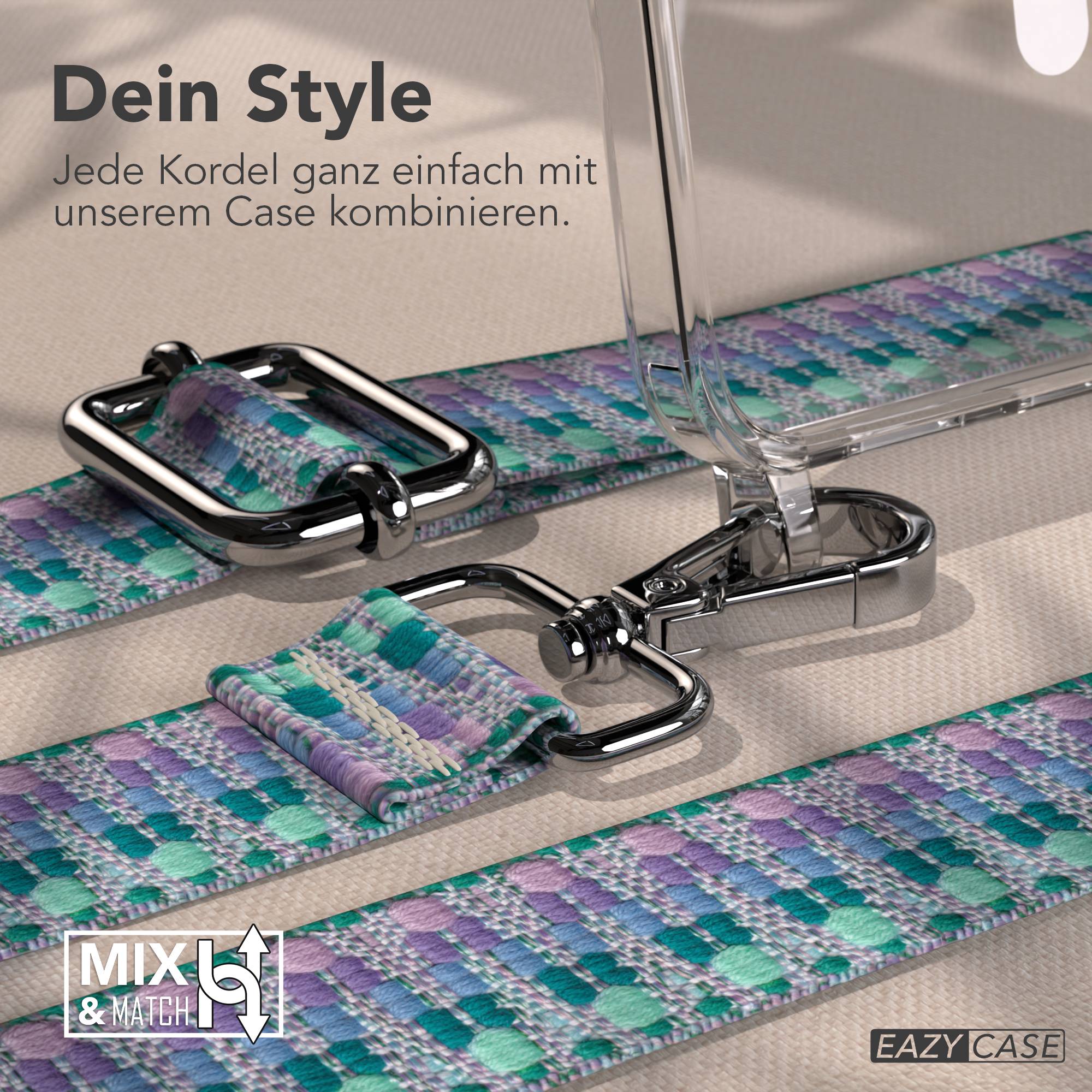 Samsung Galaxy A57 MagSafe Handykette mit verstellbarem Boho Band Set