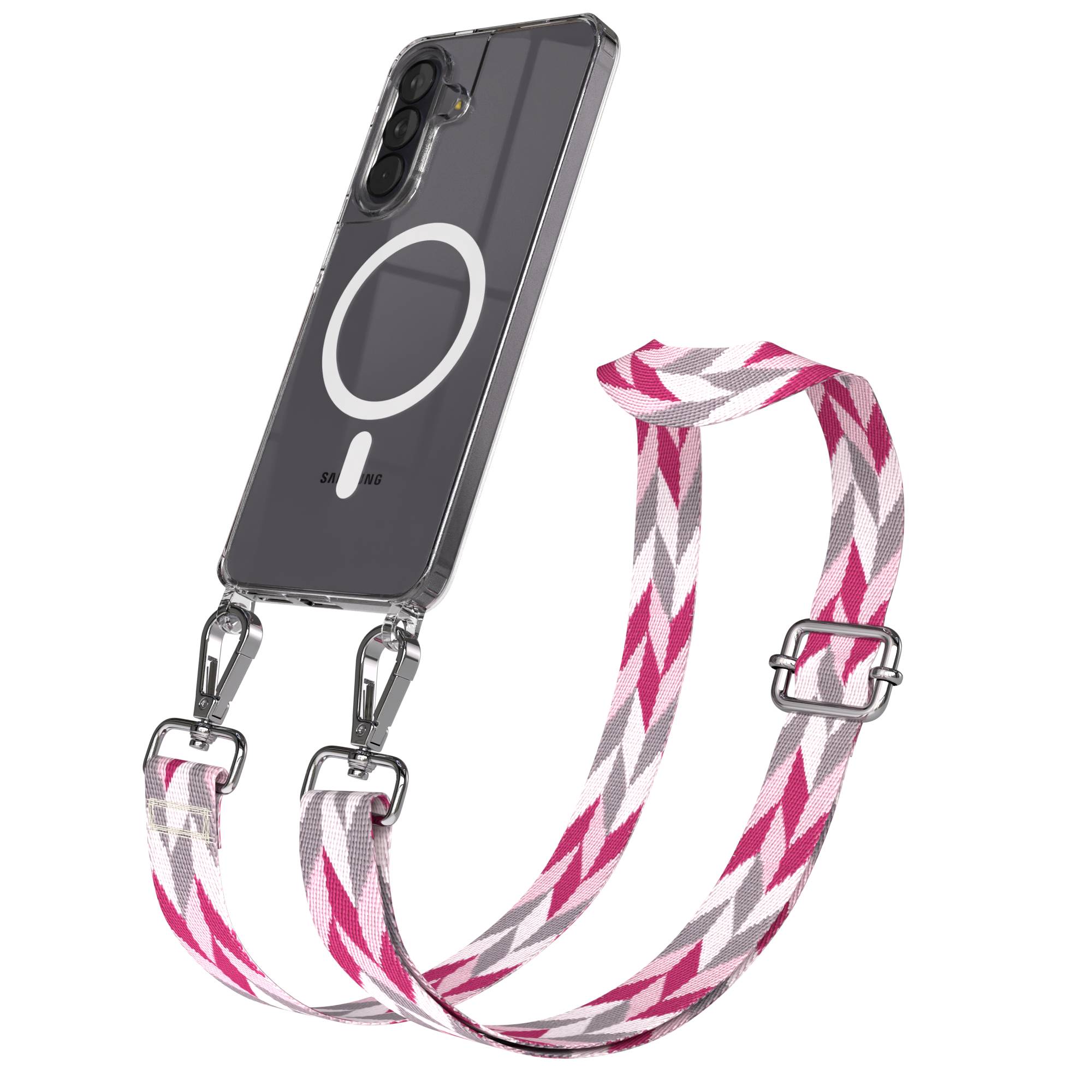 Samsung Galaxy A57 MagSafe Handykette mit Boho Band verstellbar