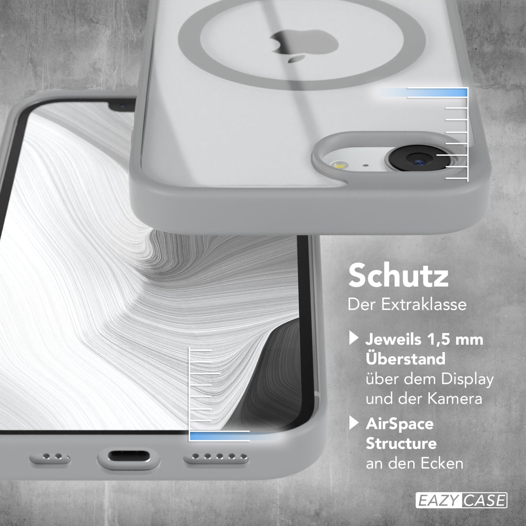 Apple iPhone 17e transparente MagSafe Hülle mit Kameraschutz TPU