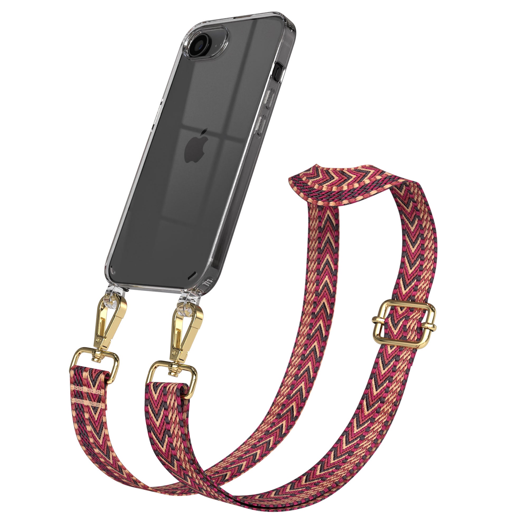 iPhone 17e Handykette mit Boho Band verstellbarer Trageriemen EAZY CASE
