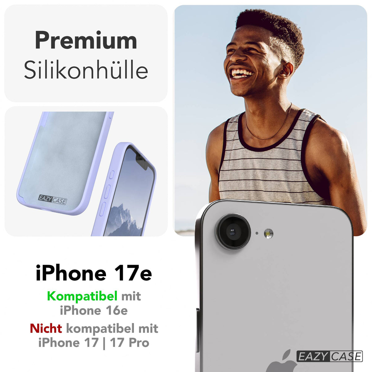 iPhone 17e Premium Silikonhülle