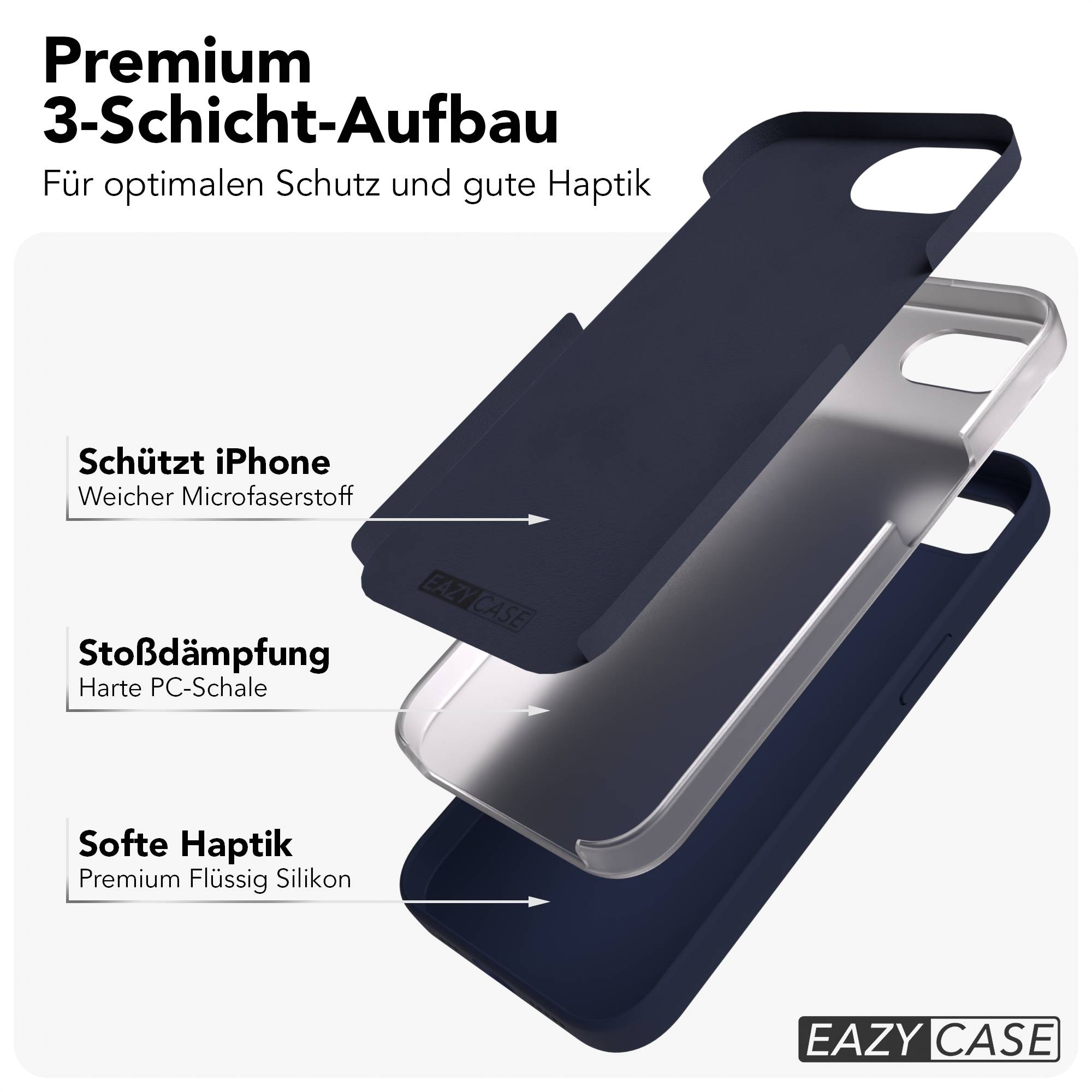 Apple iPhone 17e Premium Silikonhülle mit Kameraschutz von EAZY CASE