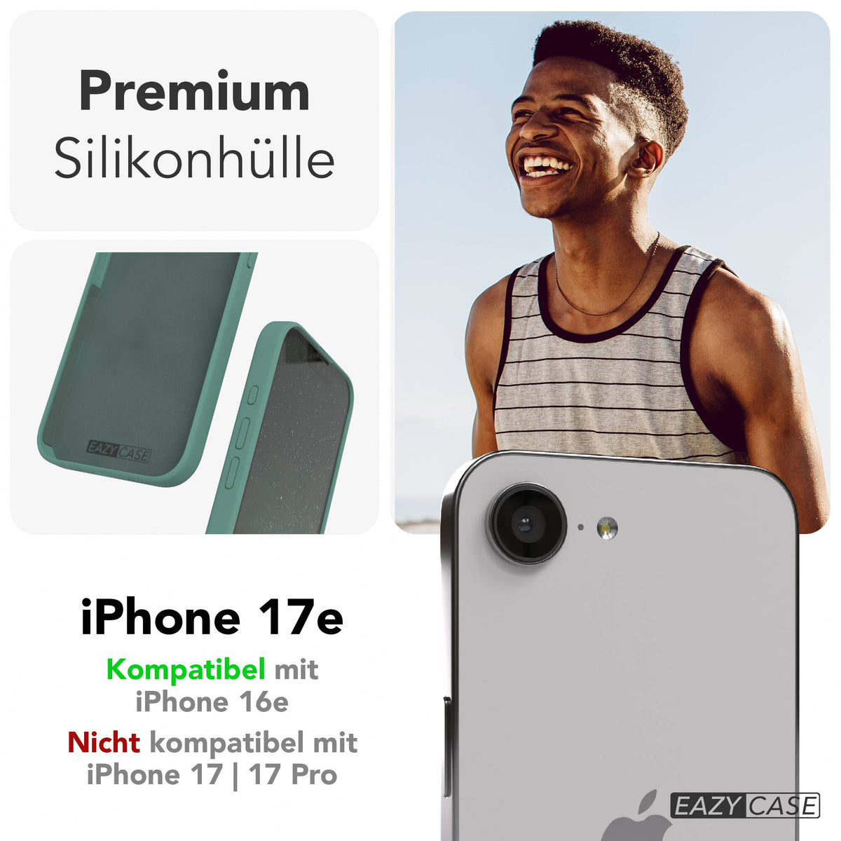 iPhone 17e Premium Silikonhülle