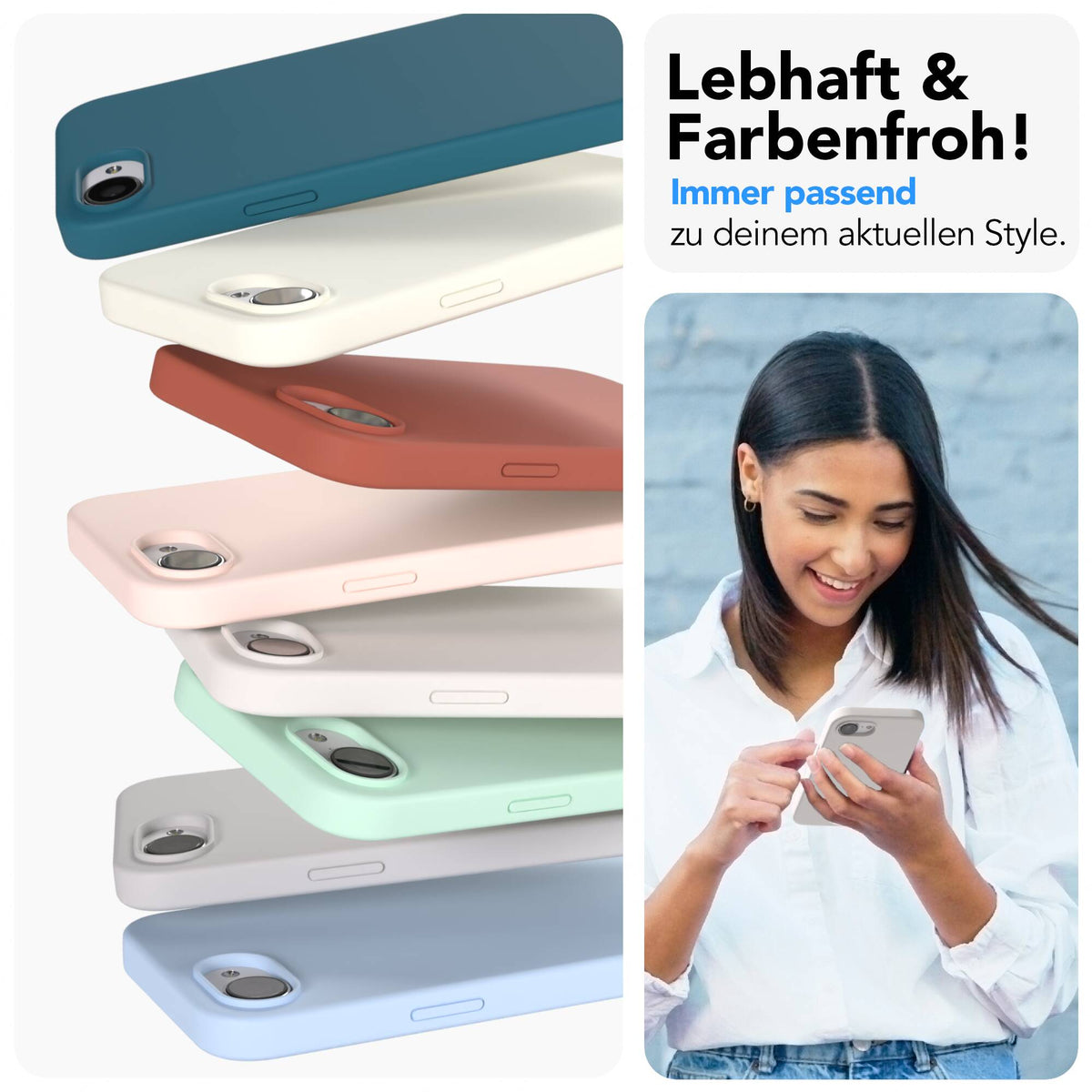 iPhone 17e Premium Silikonhülle