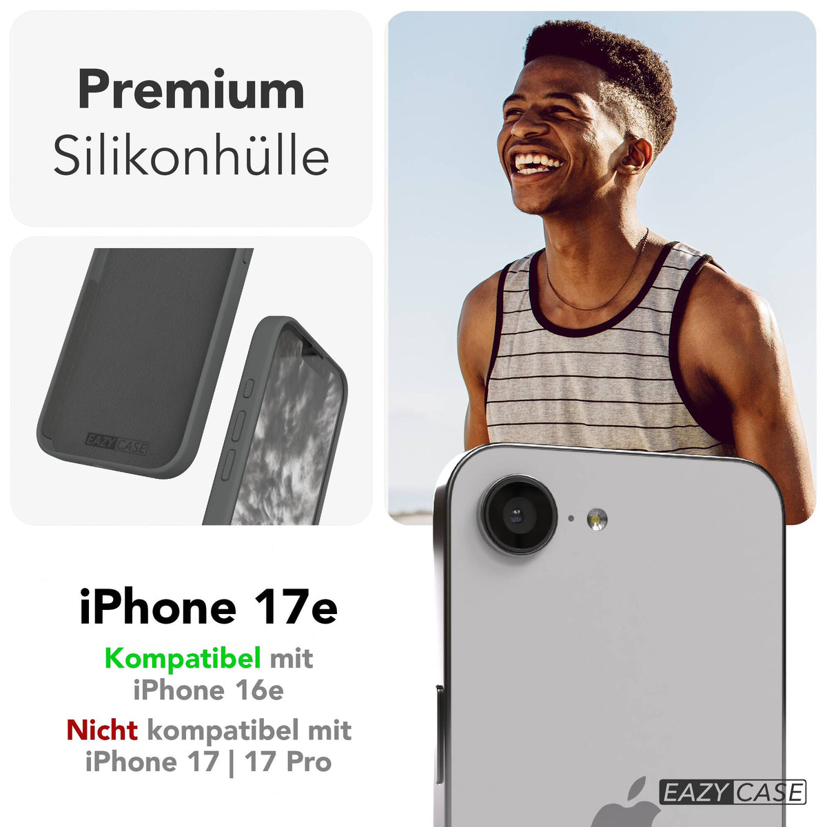 iPhone 17e Premium Silikonhülle