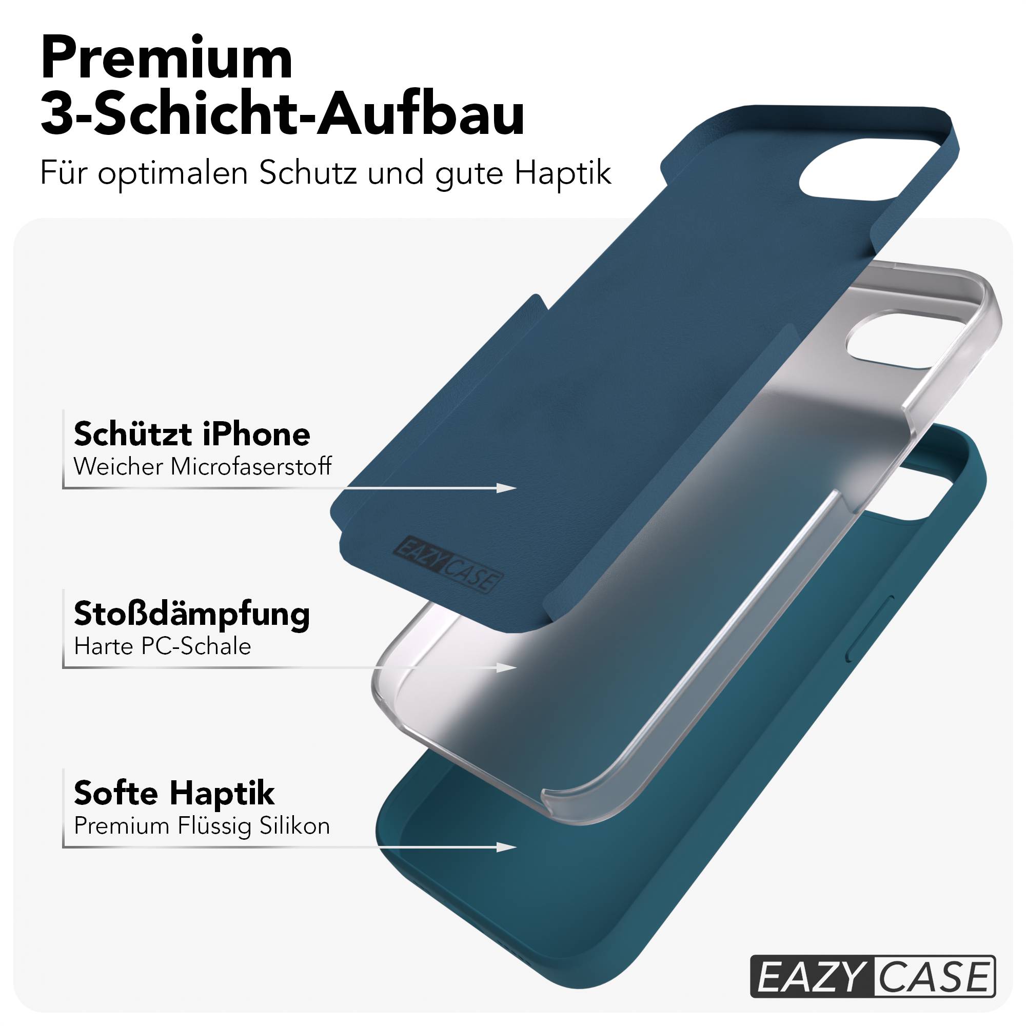 Apple iPhone 17e Premium Silikonhülle mit Kameraschutz von EAZY CASE