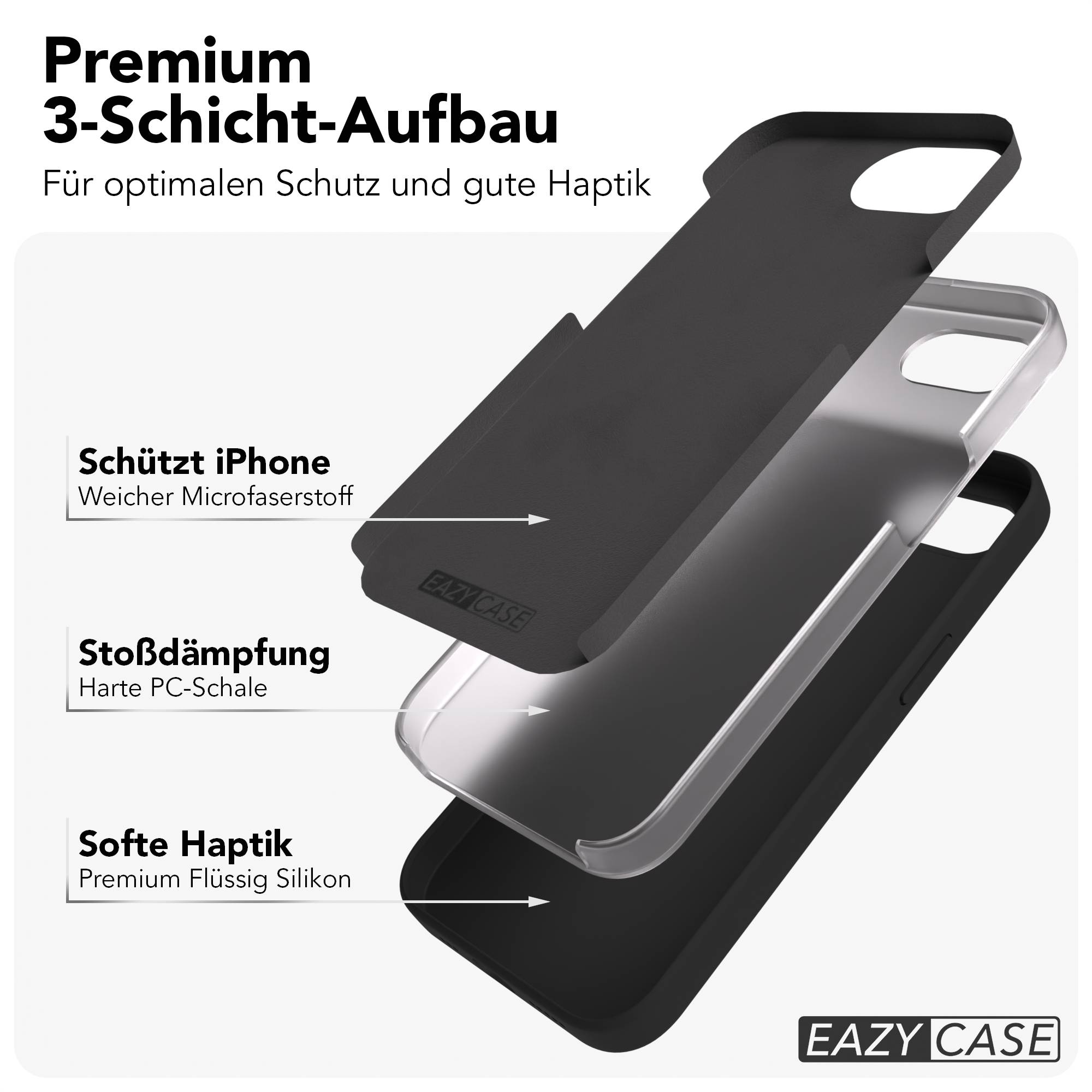 iPhone 17e MagSafe Silikonhülle mit Kameraschutz von EAZY CASE