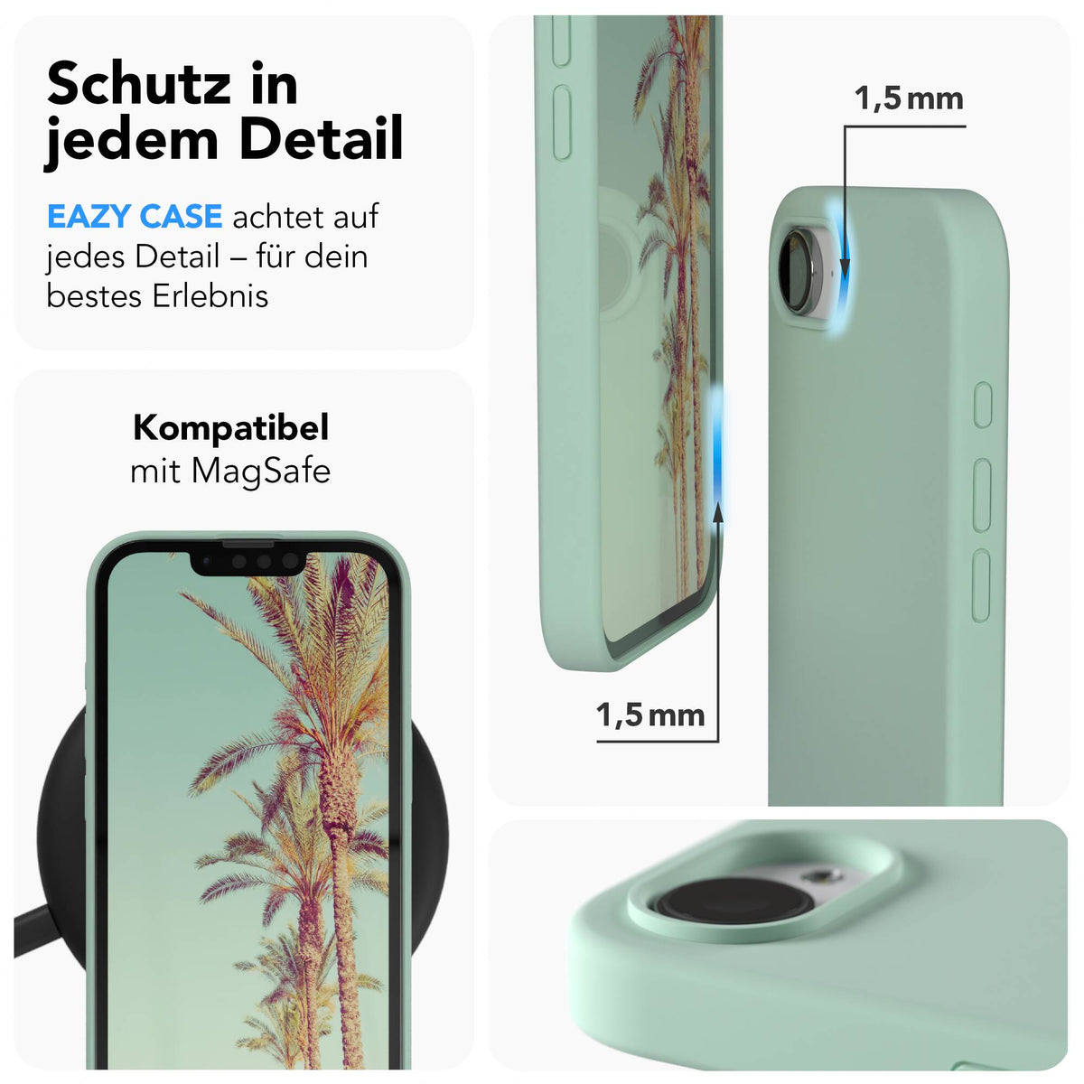 iPhone 17e premium Silikonhülle mit MagSafe