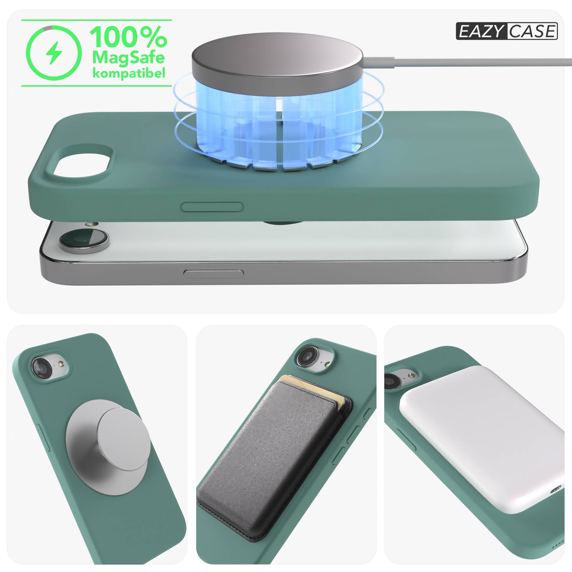 iPhone 17e MagSafe Silikonhülle mit Kameraschutz von EAZY CASE