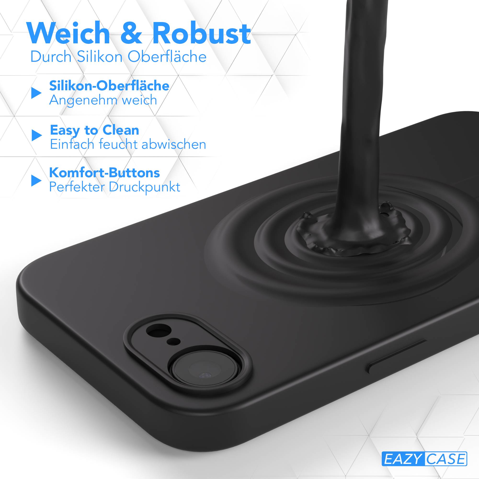Apple iPhone 17e MagSafe Silikonhülle mit Kameraschutz von EAZY CASE