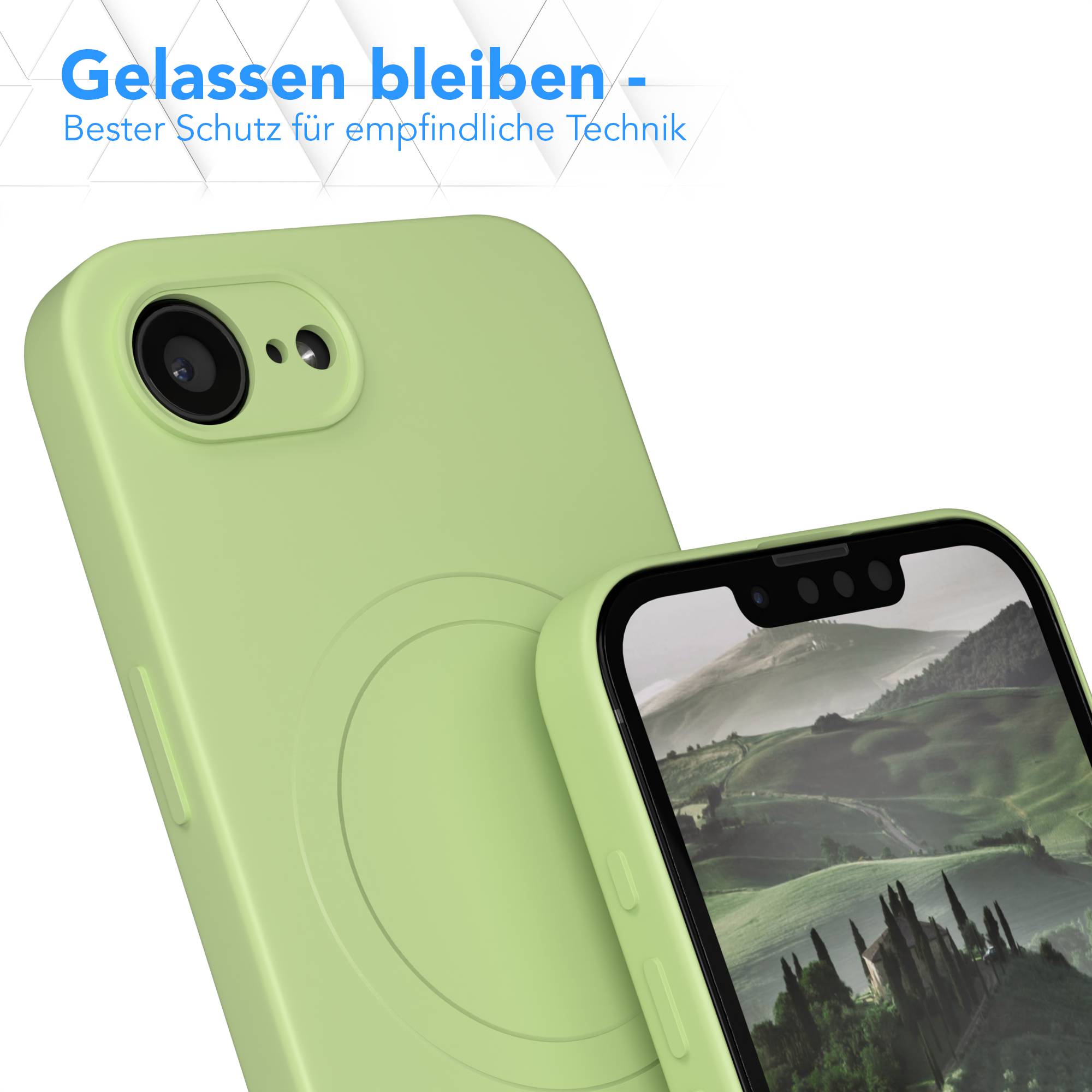 Apple iPhone 17e MagSafe Silikonhülle mit Kameraschutz von EAZY CASE