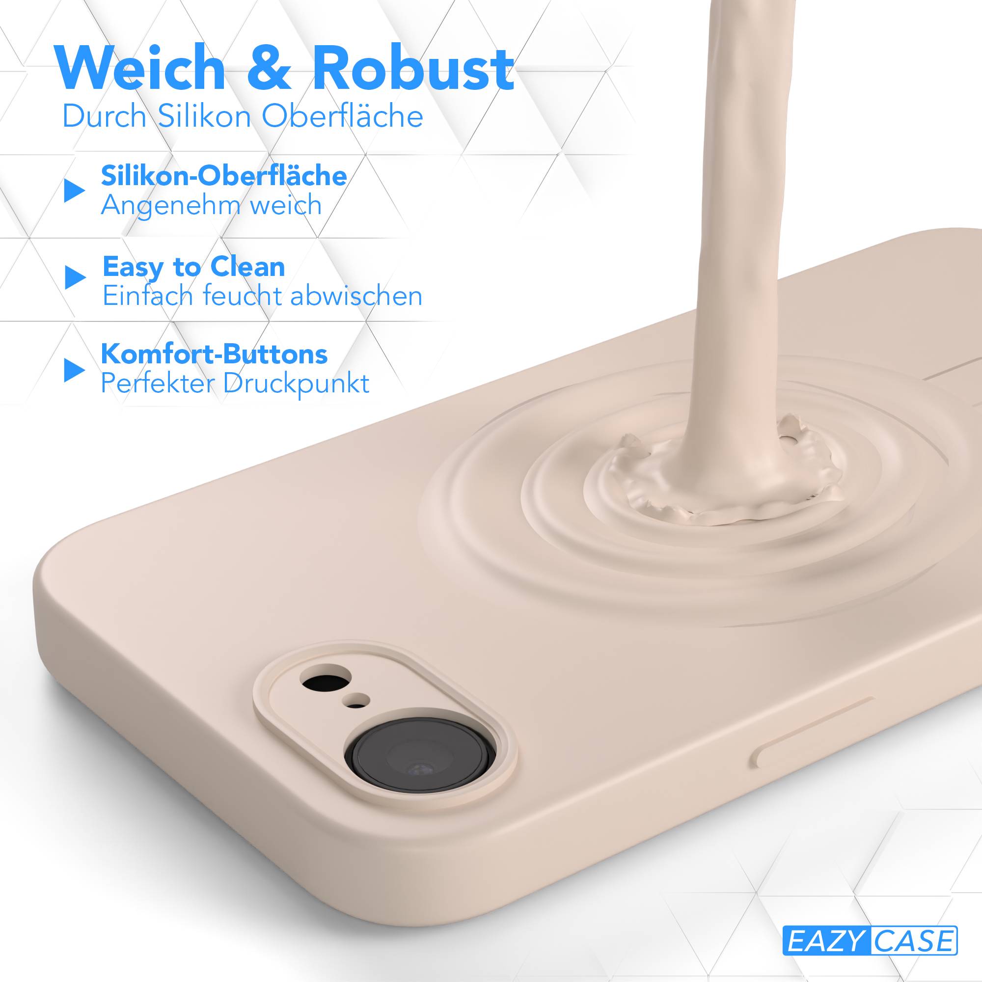 Apple iPhone 17e MagSafe Silikonhülle mit Kameraschutz von EAZY CASE