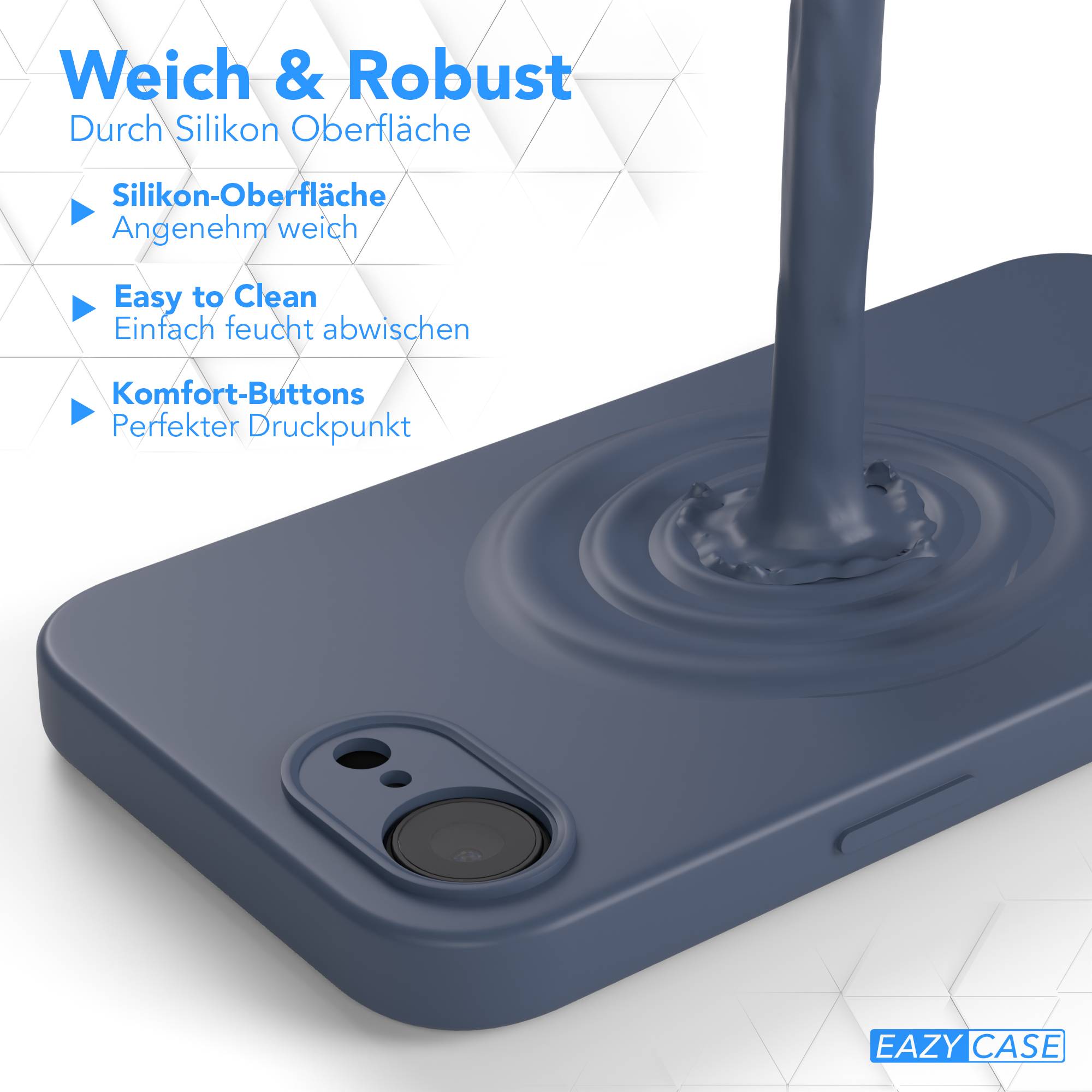 Apple iPhone 17e MagSafe Silikonhülle mit Kameraschutz von EAZY CASE