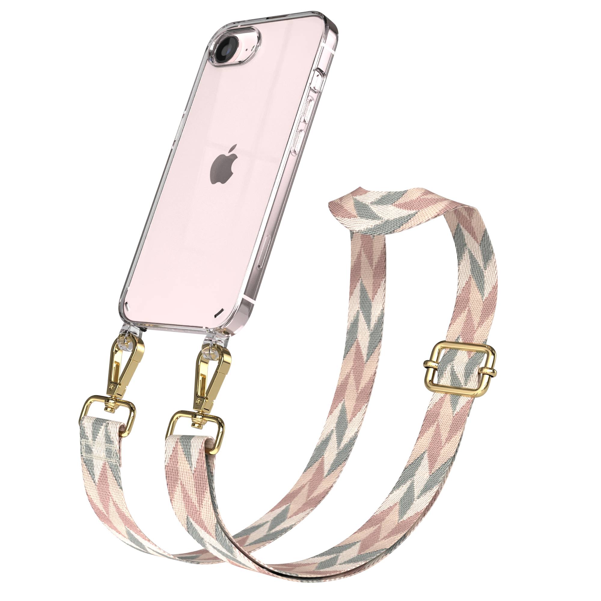 iPhone 17e Handykette mit verstellbarem Boho Band von EAZY CASE