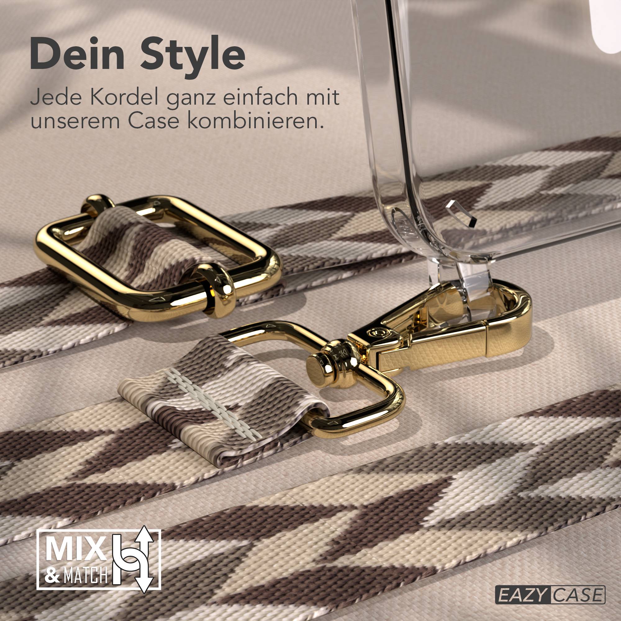 iPhone 17e MagSafe Handykette mit verstellbarem Boho Band von EAZY CASE