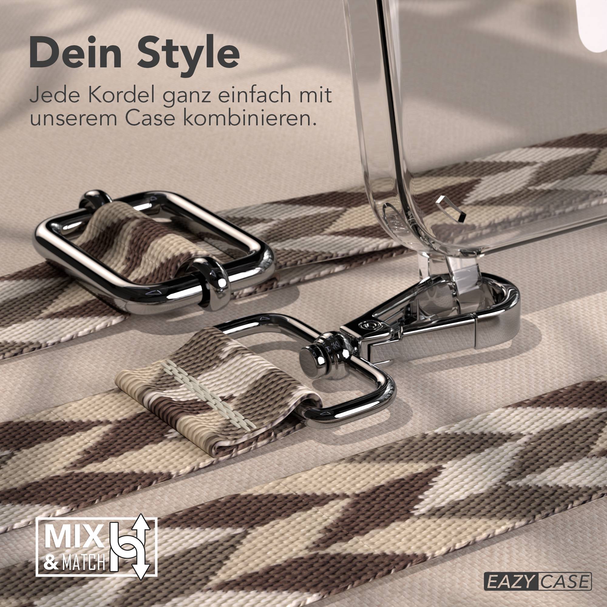 iPhone 17e MagSafe Handykette mit verstellbarem Boho Band von EAZY CASE