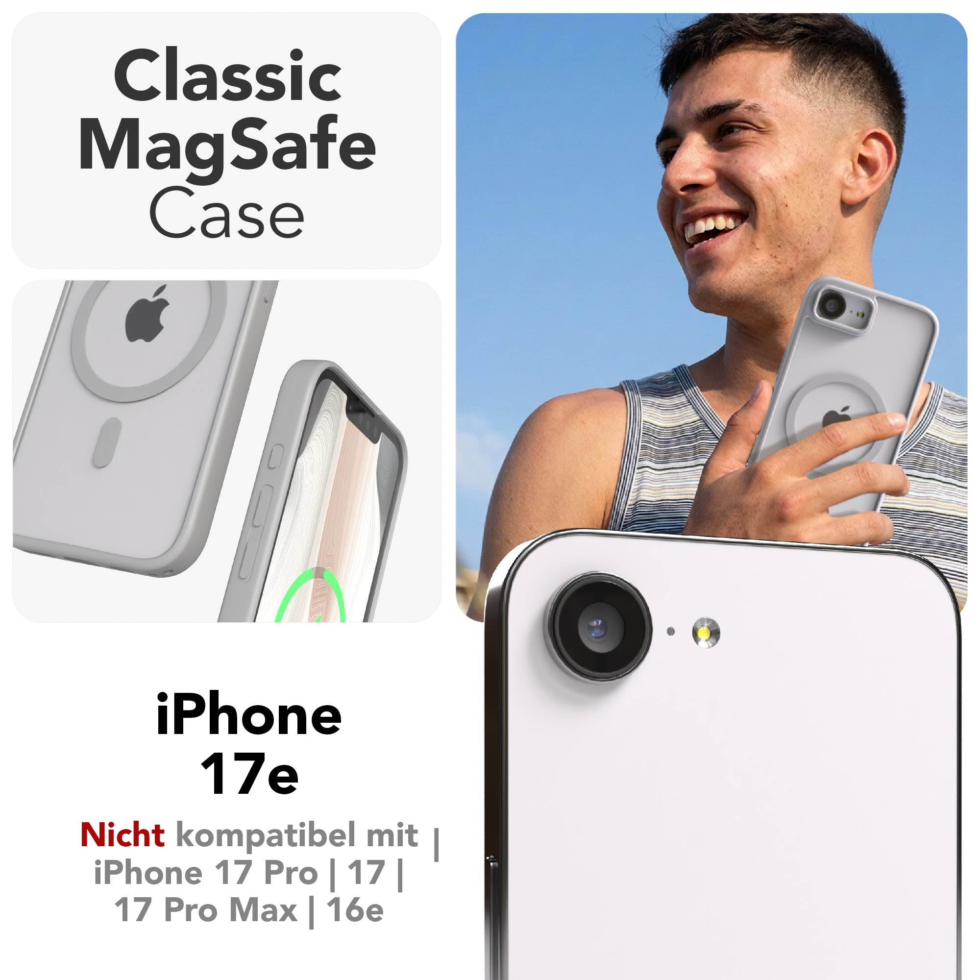 iPhone 17e Outdoor Bumper Hülle mit MagSafe Funktion EAZY CASE