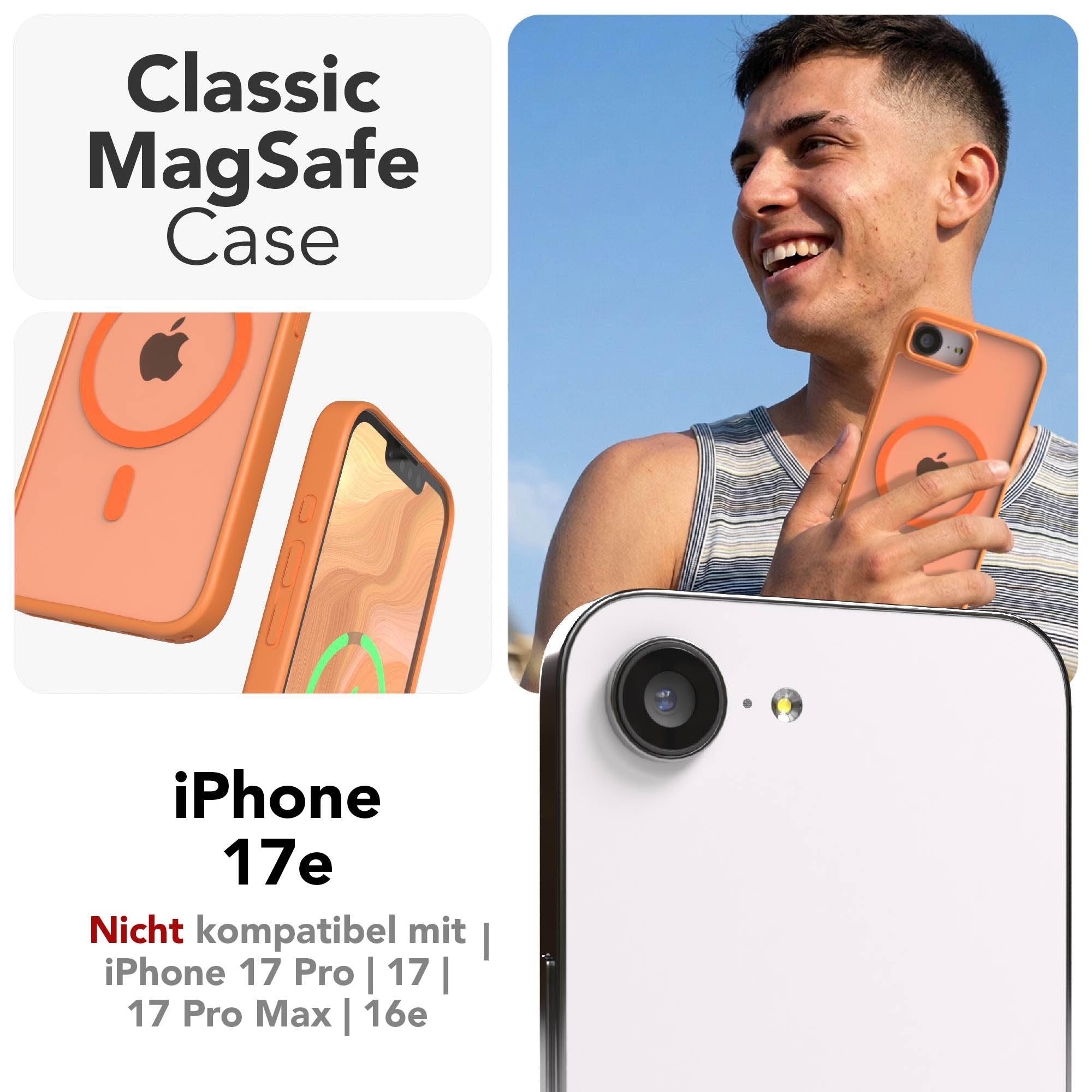 iPhone 17e Outdoor Bumper Hülle mit MagSafe Funktion EAZY CASE