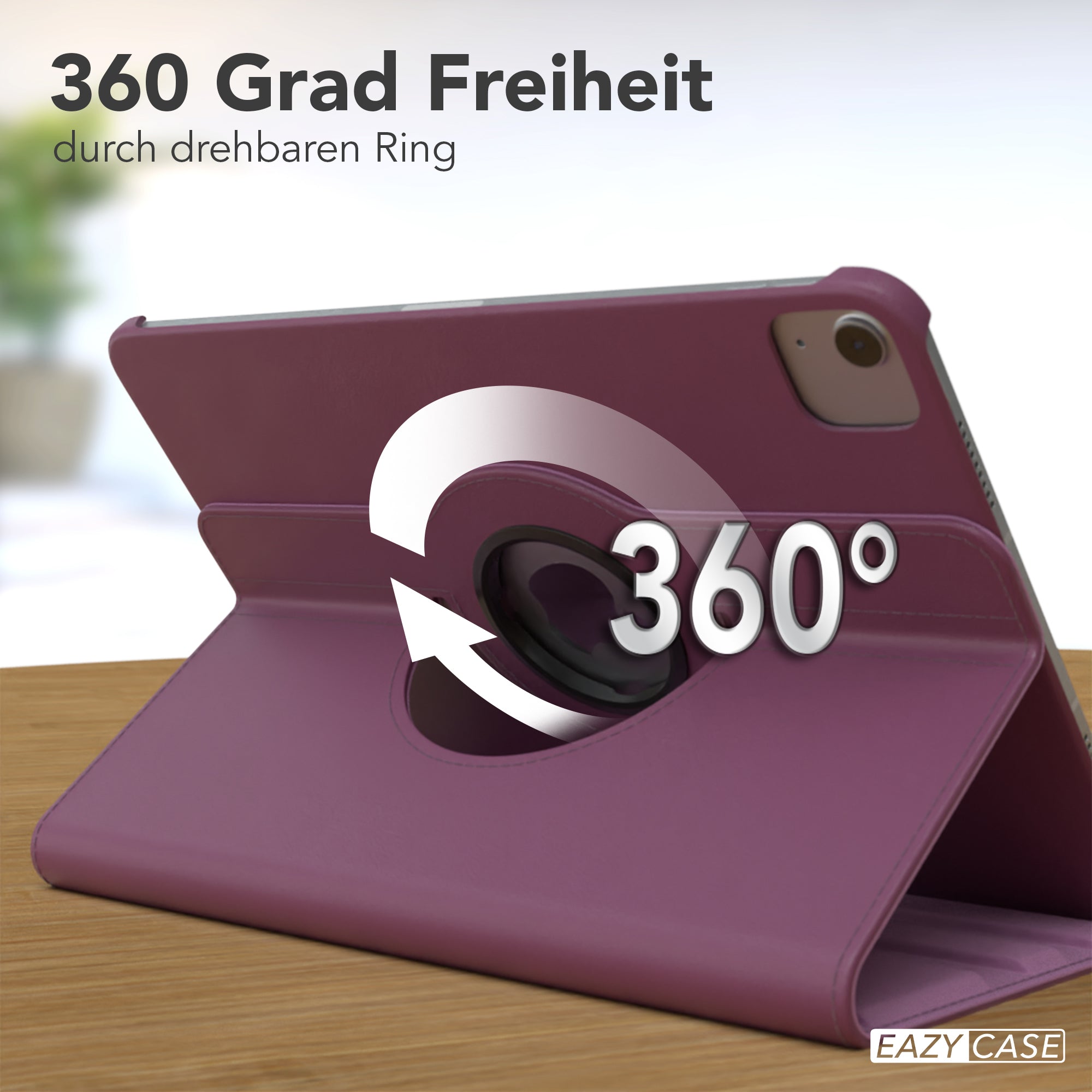 iPad Air 11 Zoll M4 2026 drehbare Tablethülle 360 Grad Rotation Ständer