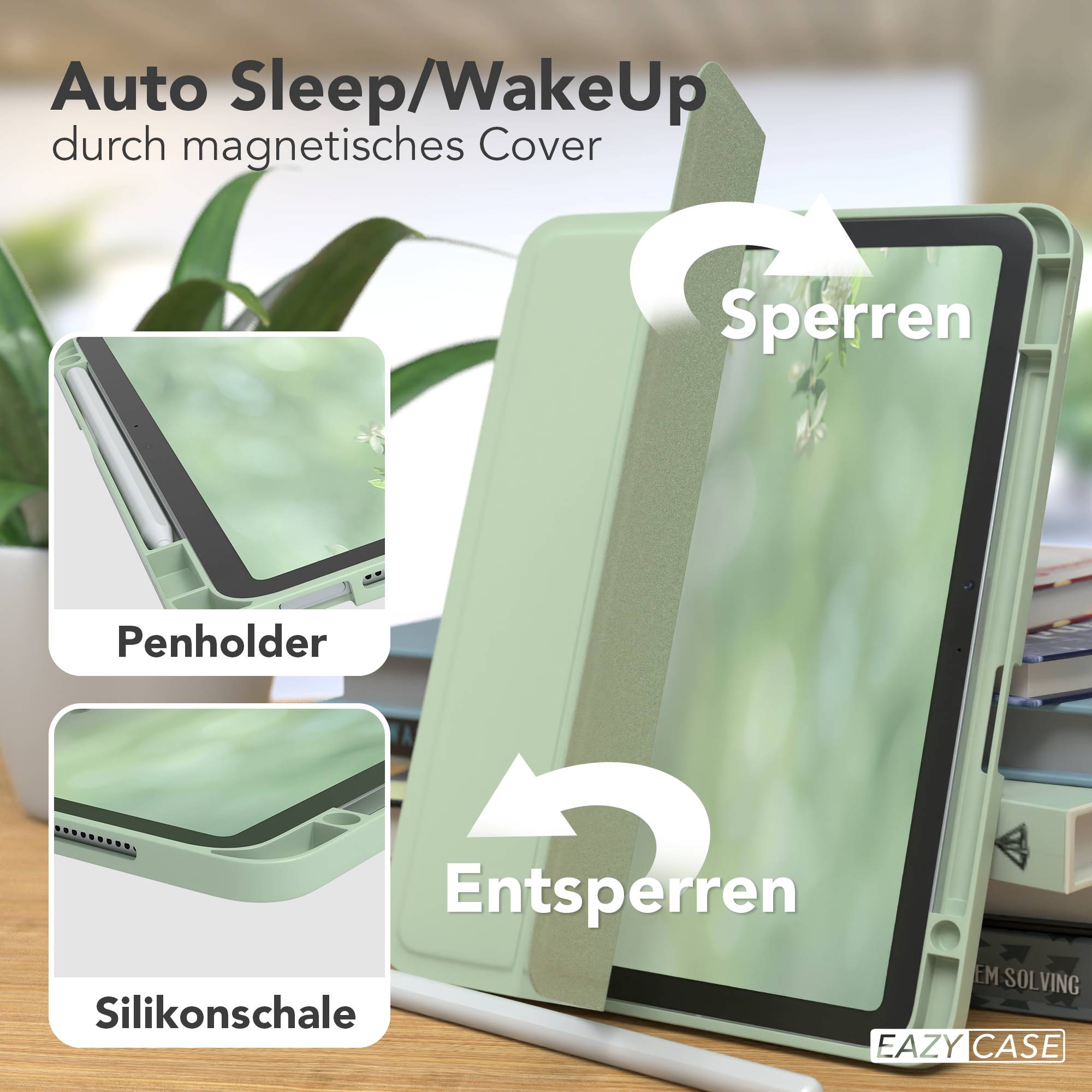 Apple iPad Air 11 Zoll M4 2026 Smartcase mit Stifthalter