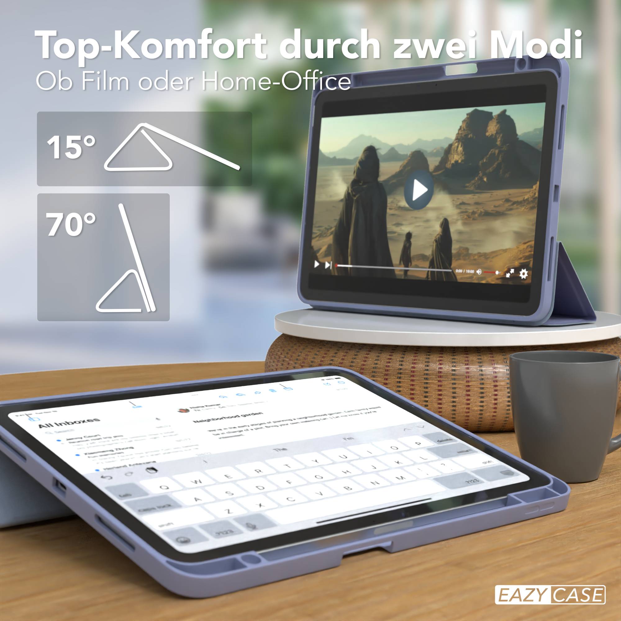 Apple iPad Air 11 Zoll M4 2026 Smartcase mit Stifthalter
