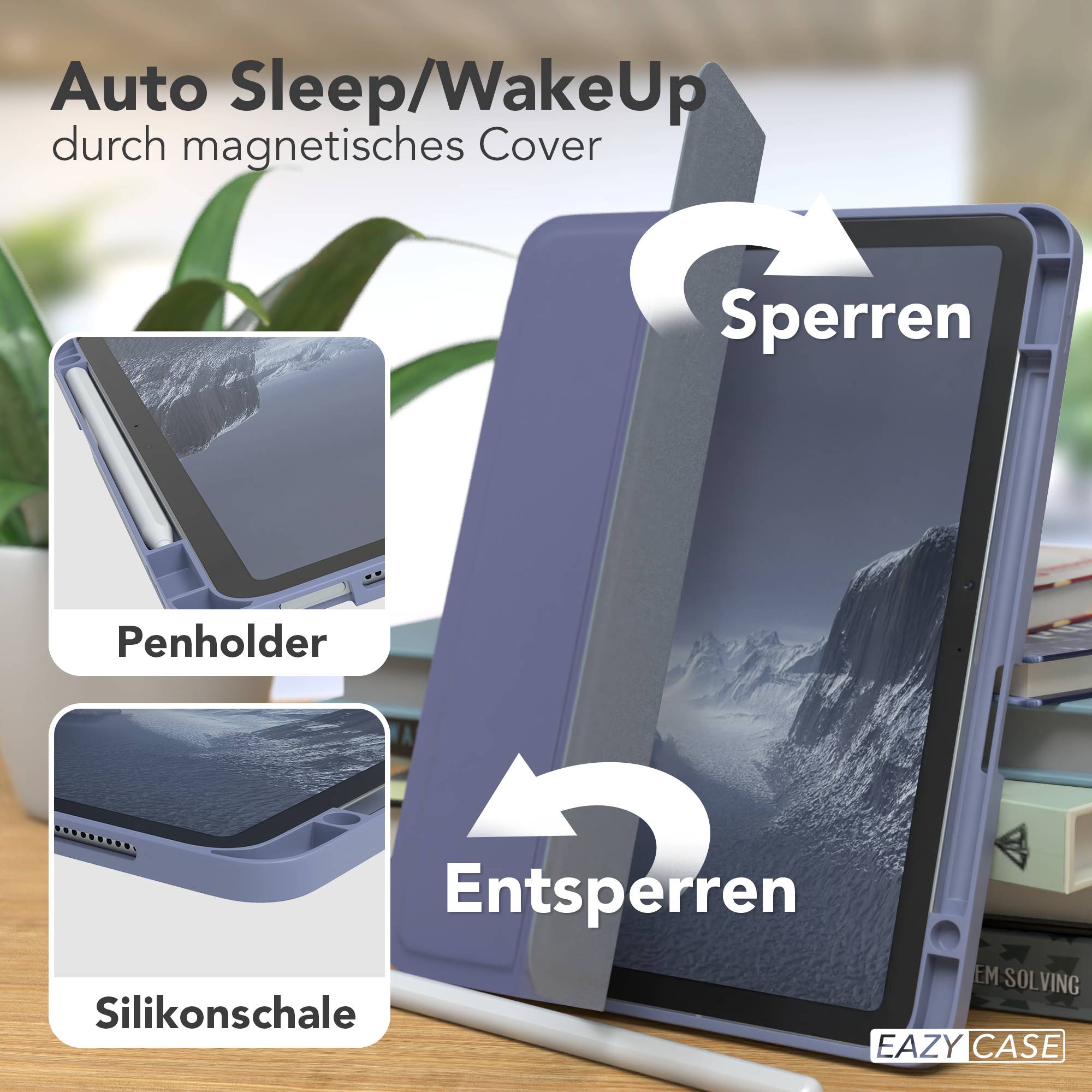 Apple iPad Air 11 Zoll M4 2026 Smartcase mit Stifthalter