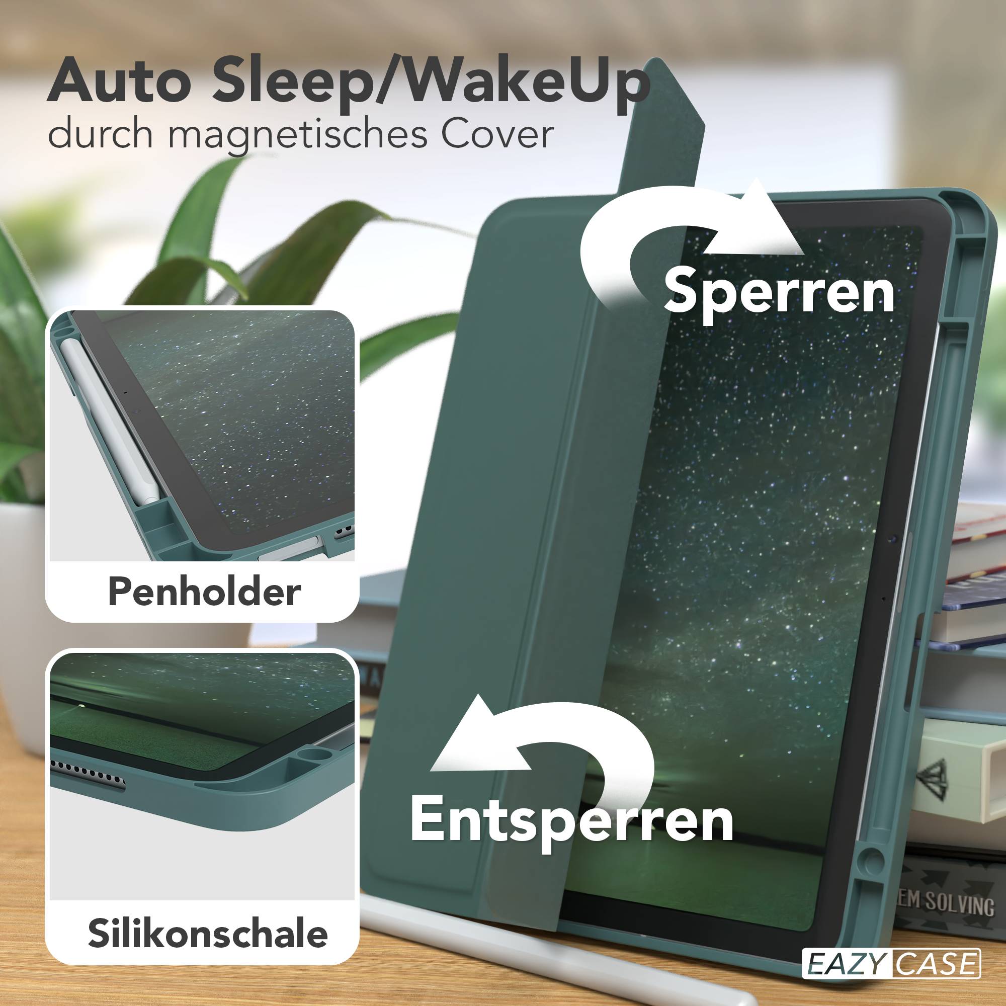 Apple iPad Air 11 Zoll M4 2026 Smartcase mit Stifthalter