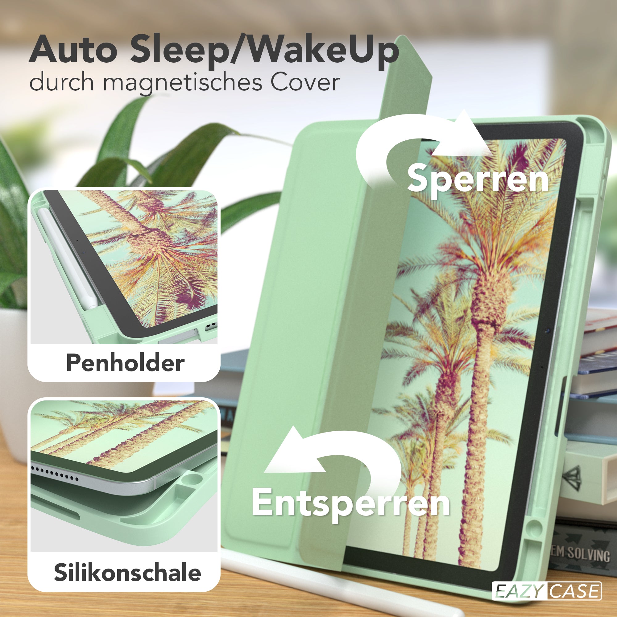 Apple iPad Air 11 Zoll M4 2026 Smartcase mit Stifthalter