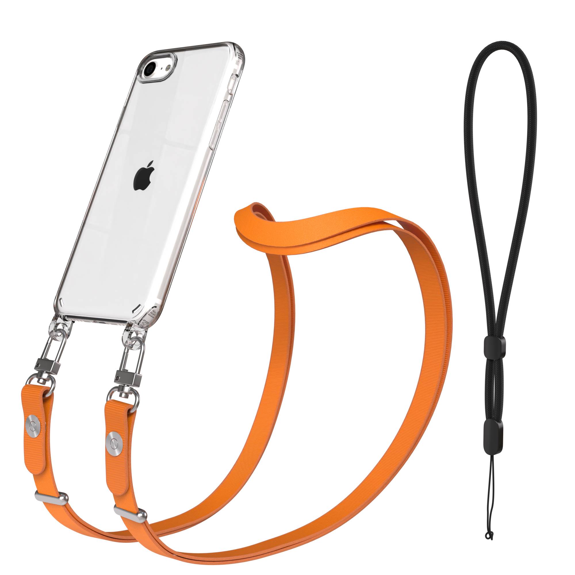 iPhone SE Schutzhülle mit magnetisch verstellbarem Crossbody-Umhängeband