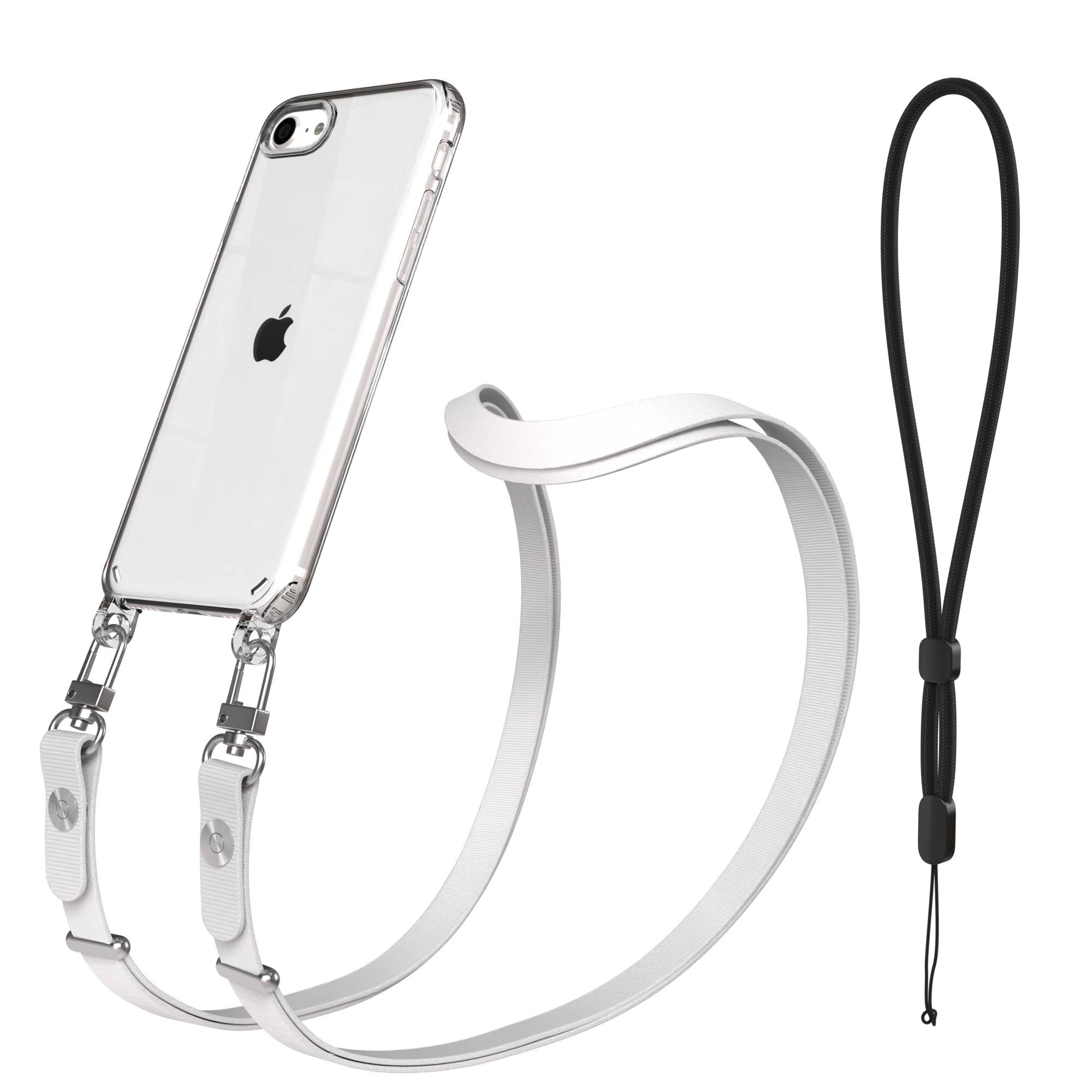 iPhone SE Schutzhülle mit magnetisch verstellbarem Crossbody-Umhängeband