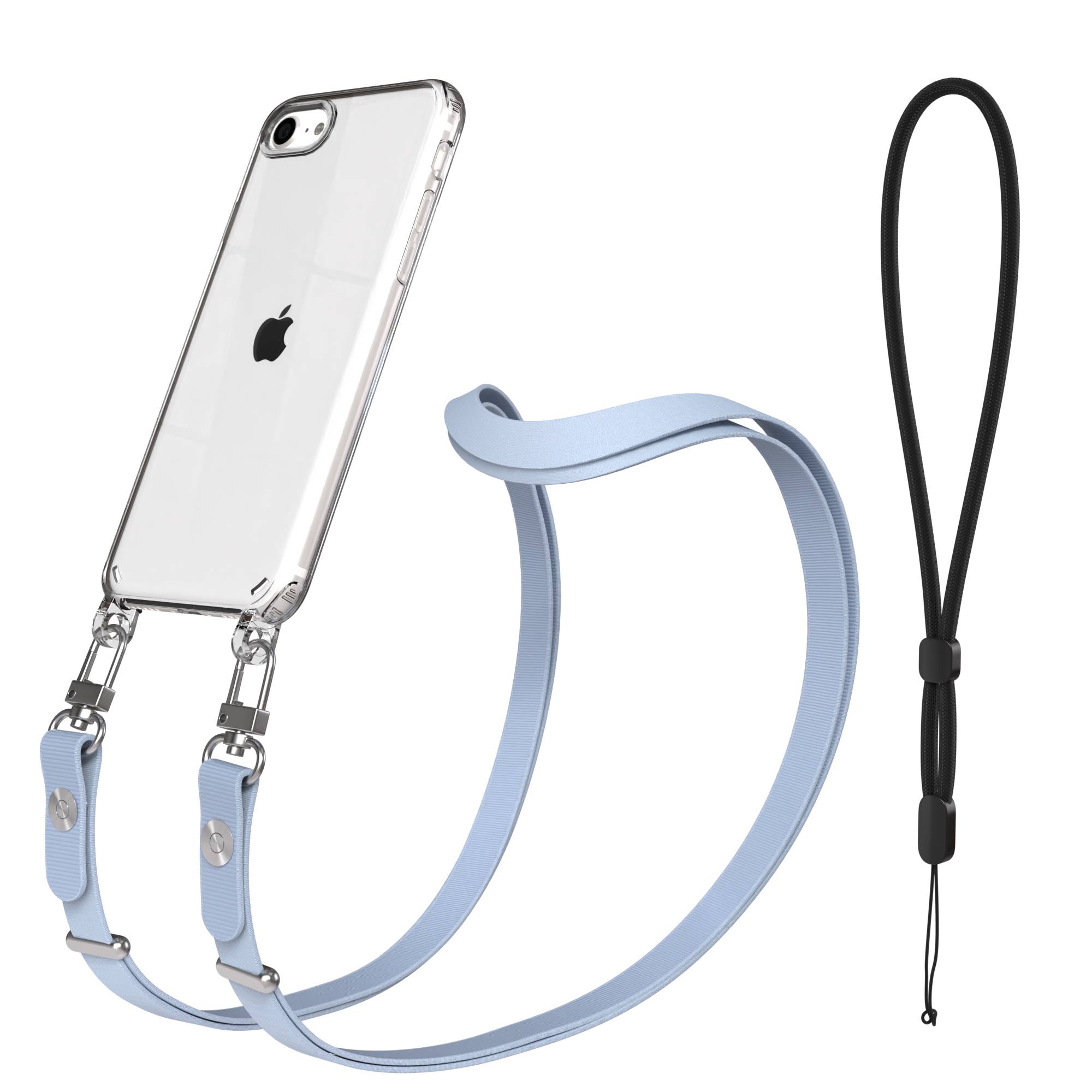 iPhone SE Schutzhülle mit magnetisch verstellbarem Crossbody-Umhängeband