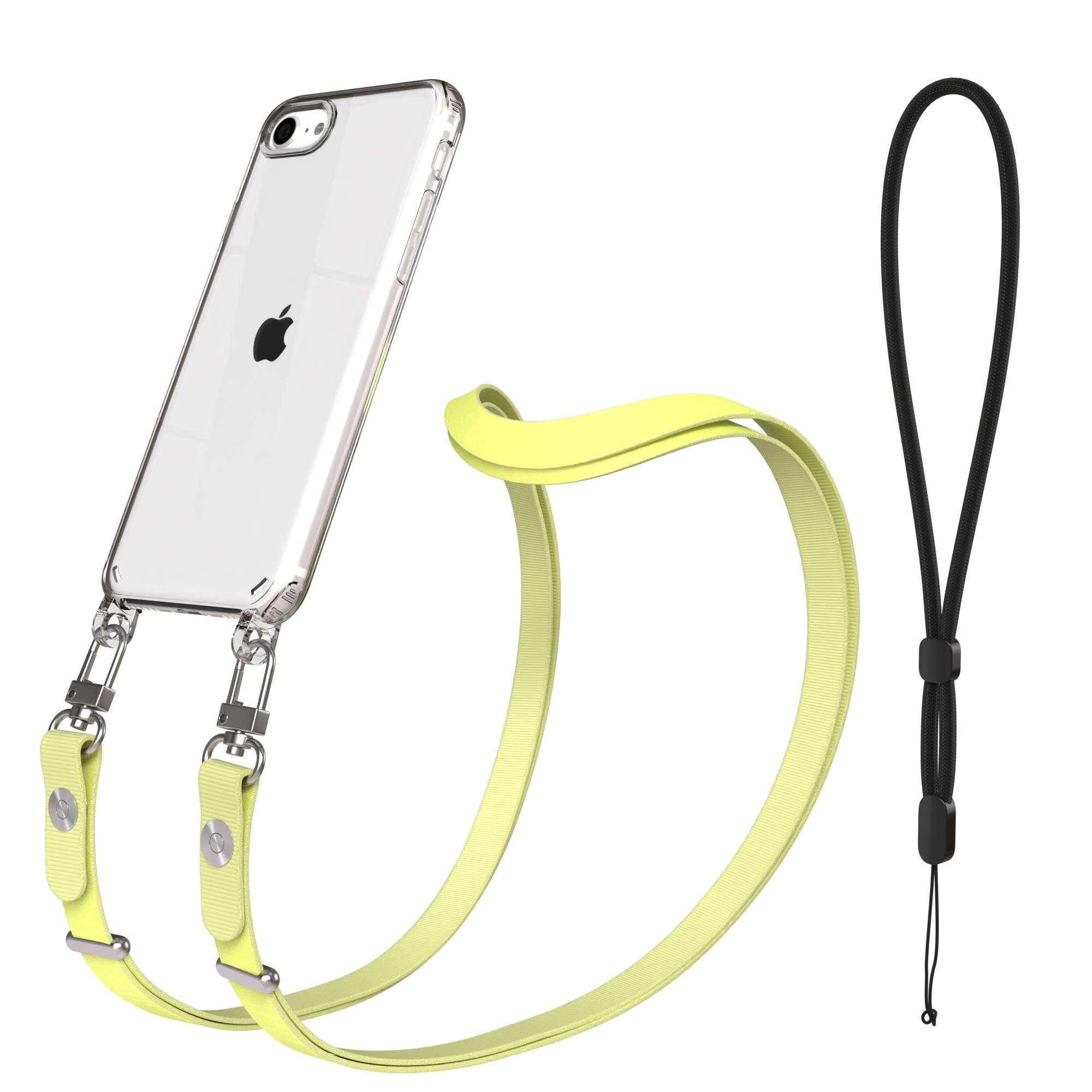 iPhone SE Schutzhülle mit magnetisch verstellbarem Crossbody-Umhängeband
