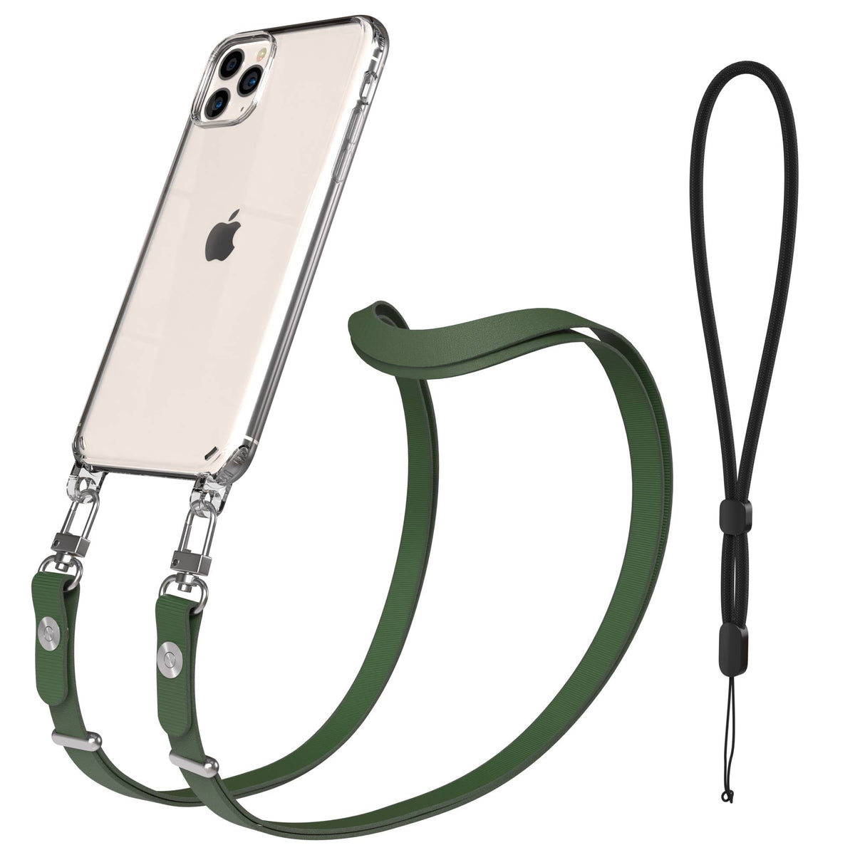 Apple iPhone 11 Pro Max Schutzhülle mit magnetischer Crossbody Handykette zum Umhängen