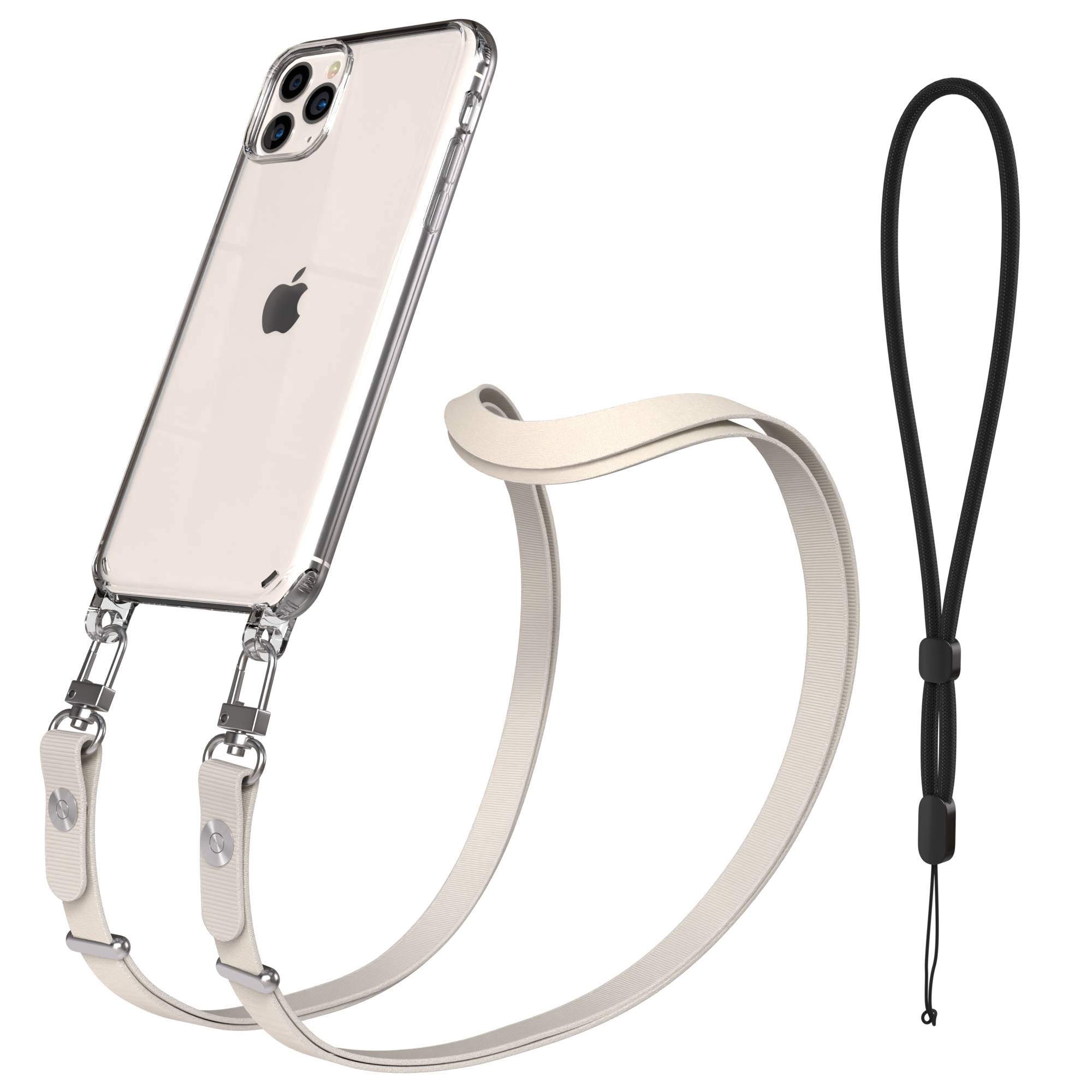 Apple iPhone 11 Pro Max Schutzhülle mit magnetischer Crossbody Handykette zum Umhängen