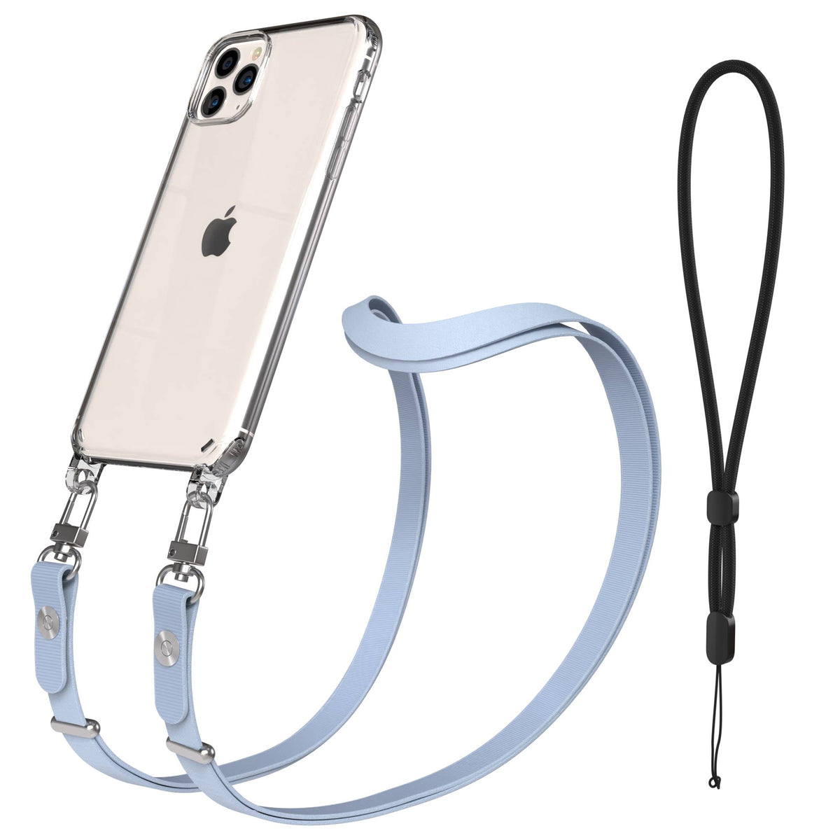 Apple iPhone 11 Pro Max Schutzhülle mit magnetischer Crossbody Handykette zum Umhängen