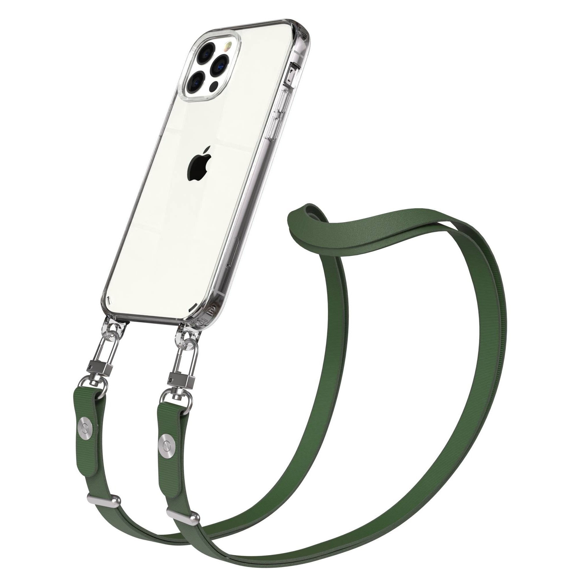 iPhone 12 Pro Schutzhülle mit magnetisch verstellbarem Crossbody-Umhängeband