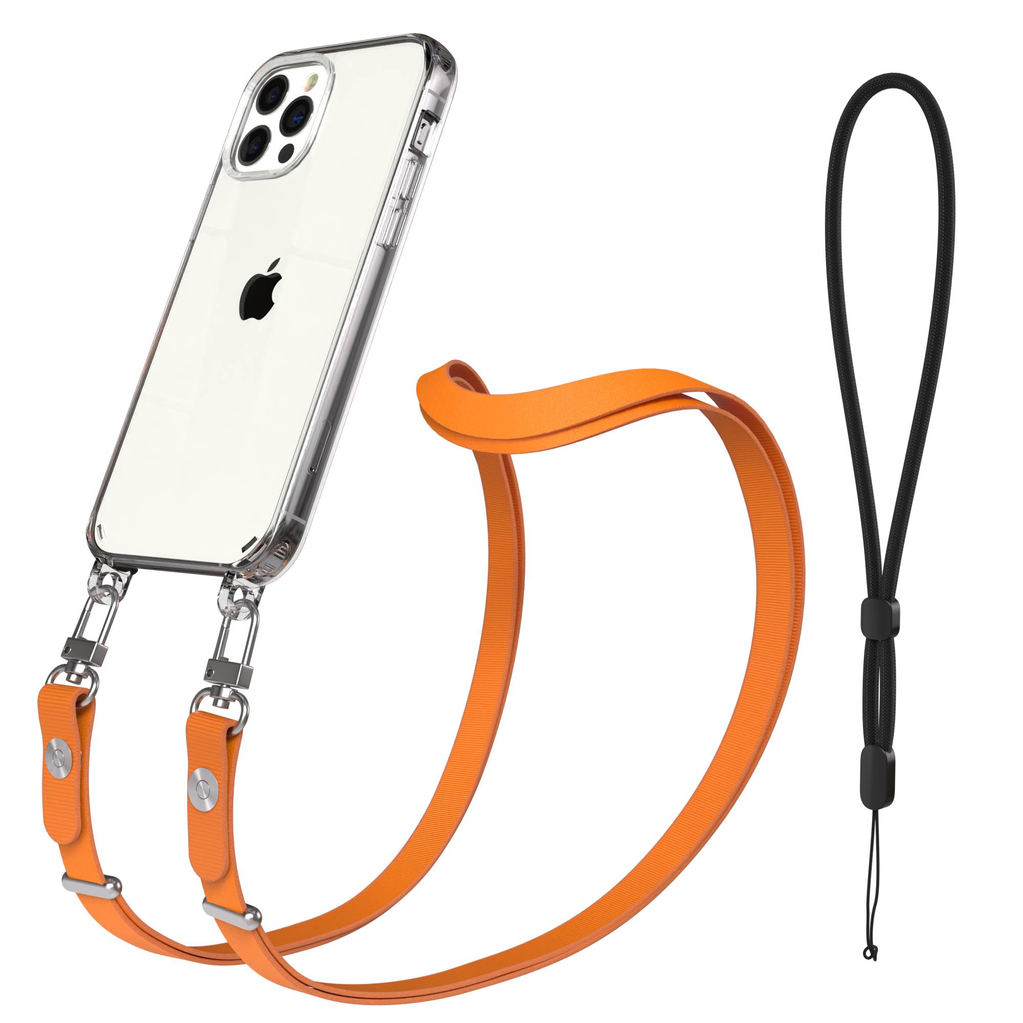 iPhone 12 Pro Schutzhülle mit magnetisch verstellbarem Crossbody-Umhängeband