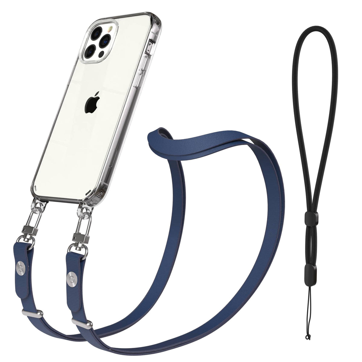 iPhone 12 Pro Schutzhülle mit magnetisch verstellbarem Crossbody-Umhängeband