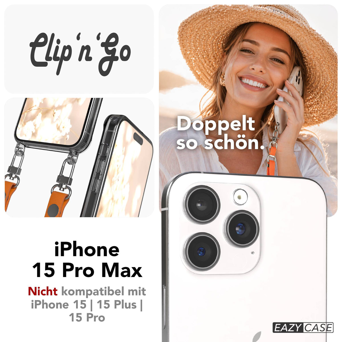 iPhone 15 Pro Max MagSafe Hülle + magnetisches Band