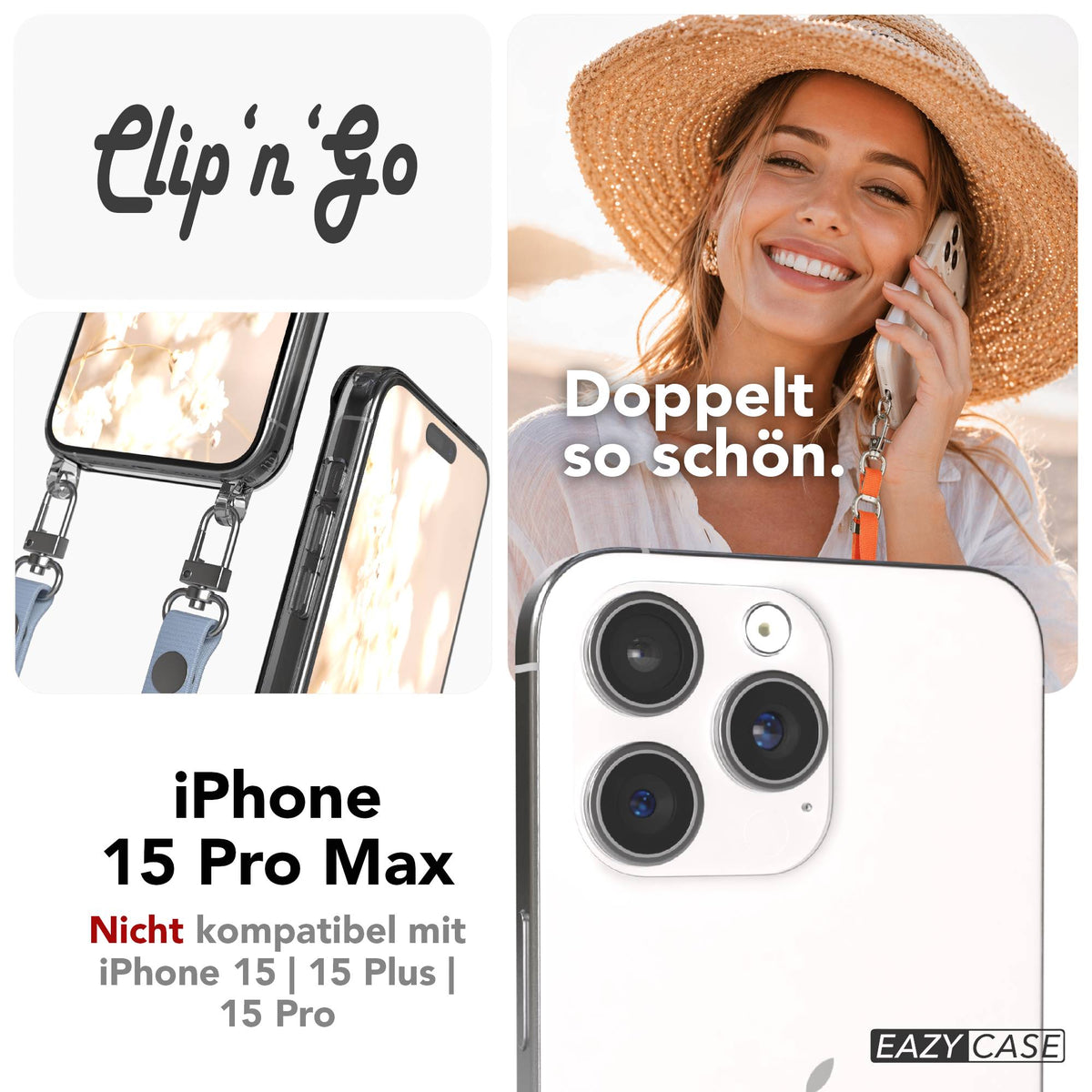 iPhone 15 Pro Max MagSafe Hülle + magnetisches Band