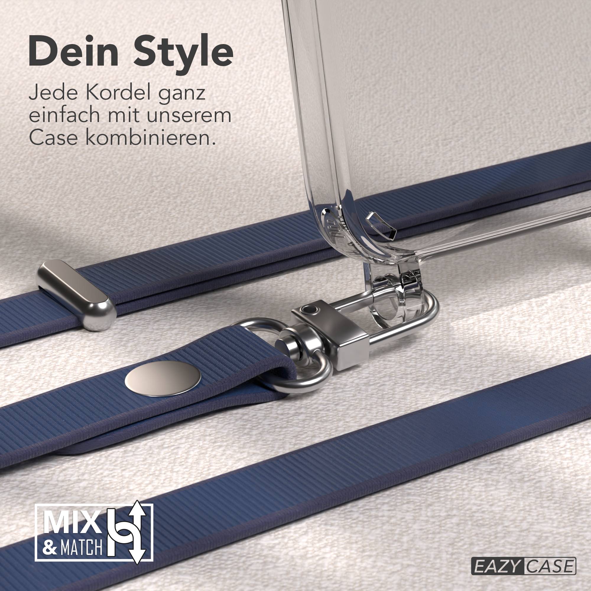 iPhone 12 Mini Schutzhülle mit magnetisch verstellbarer Crossbody Handykette zum Umhängen