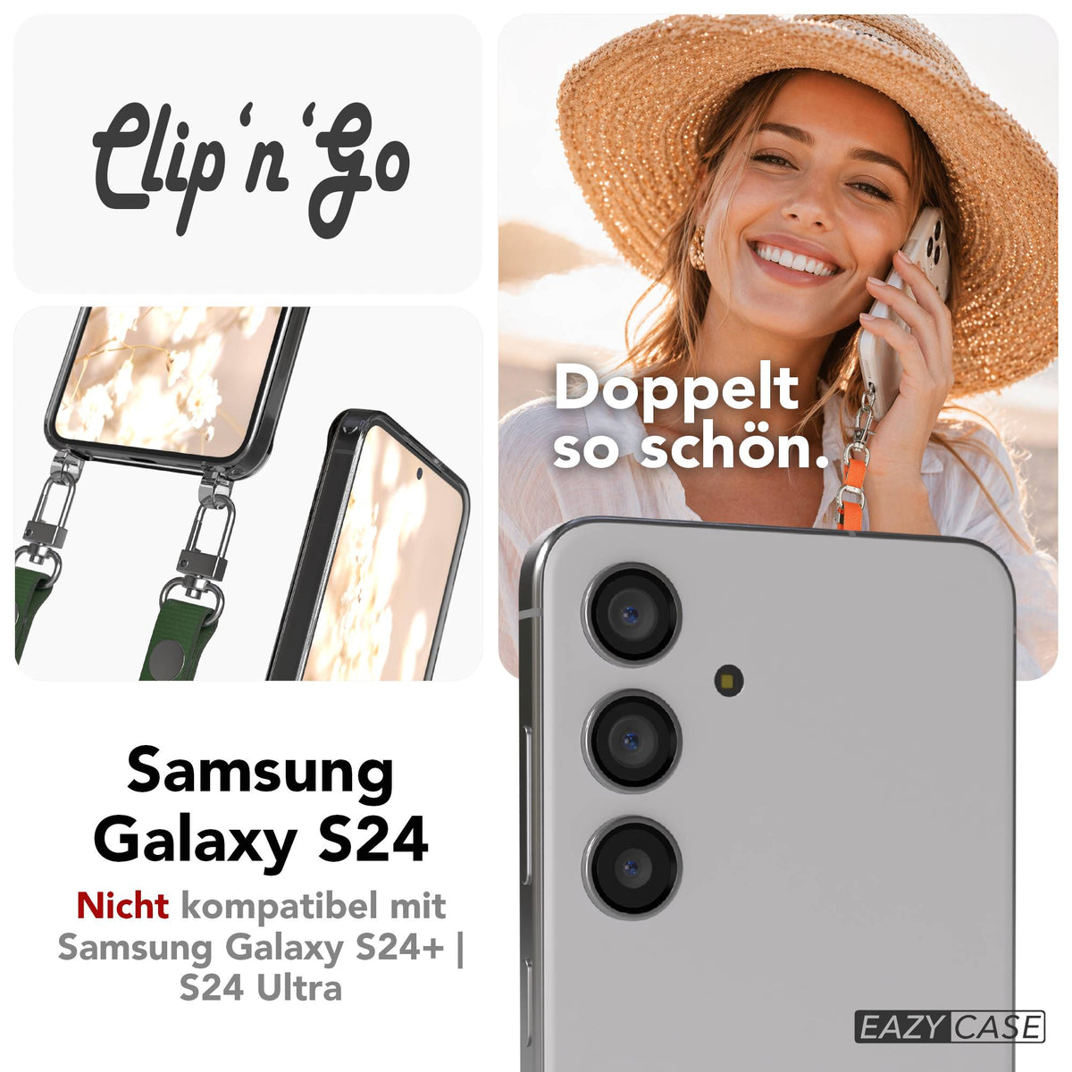 Galaxy S24 MagSafe Hülle + magnetisches Band
