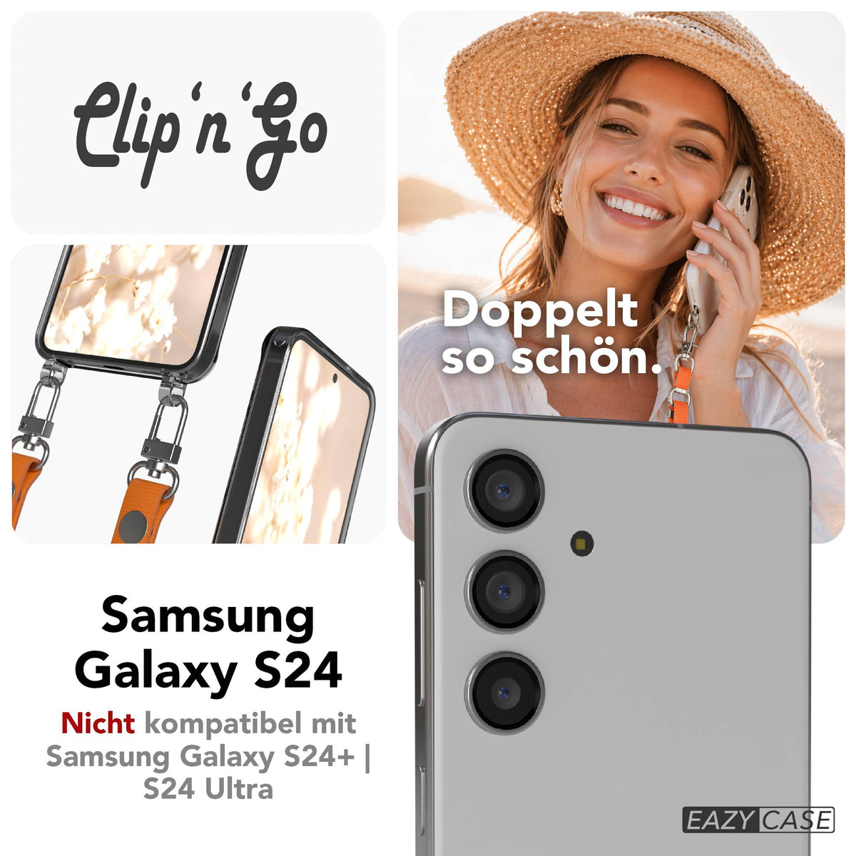 Galaxy S24 MagSafe Hülle + magnetisches Band