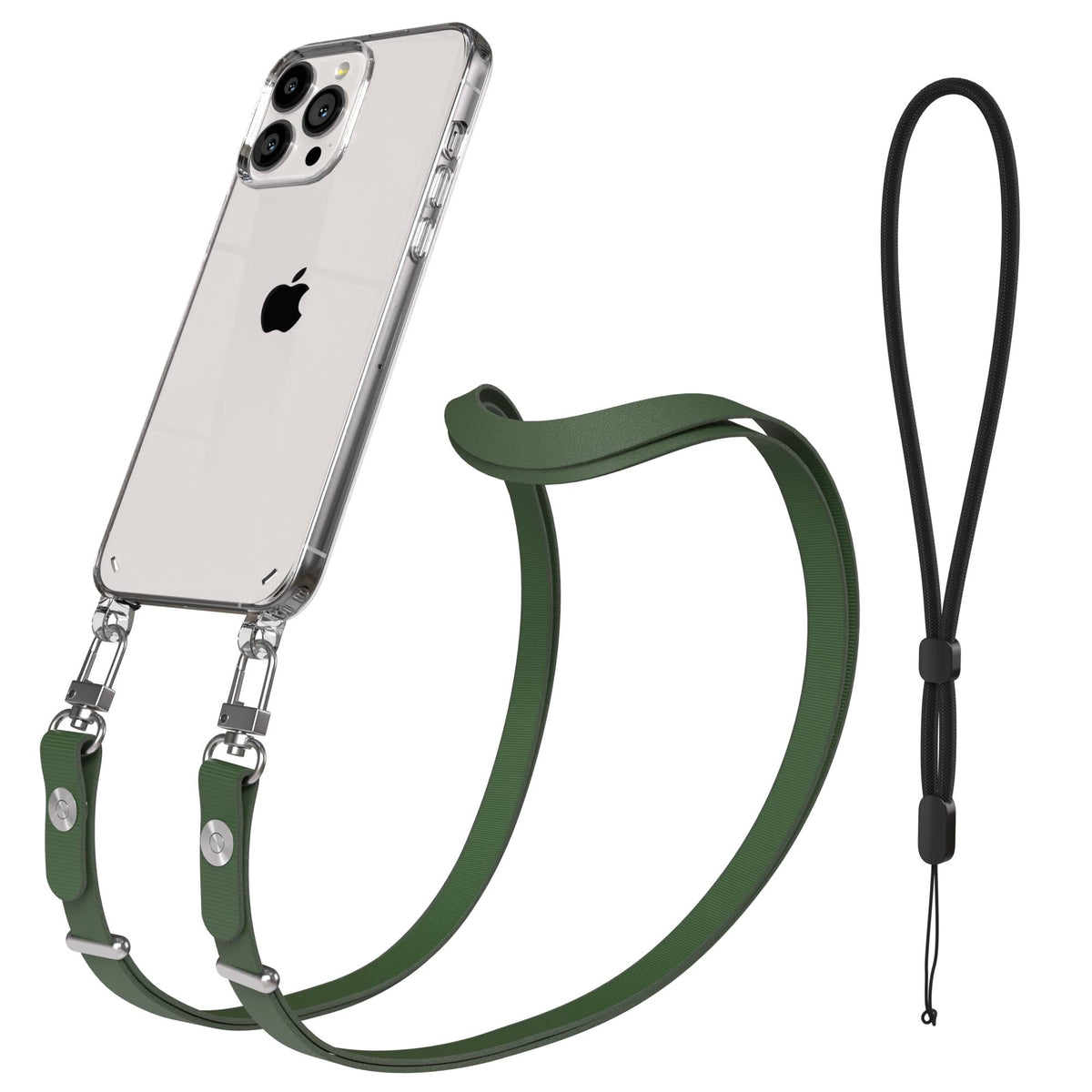 Apple iPhone 13 Pro Max Schutzhülle mit magnetischem Crossbody Umhängeband