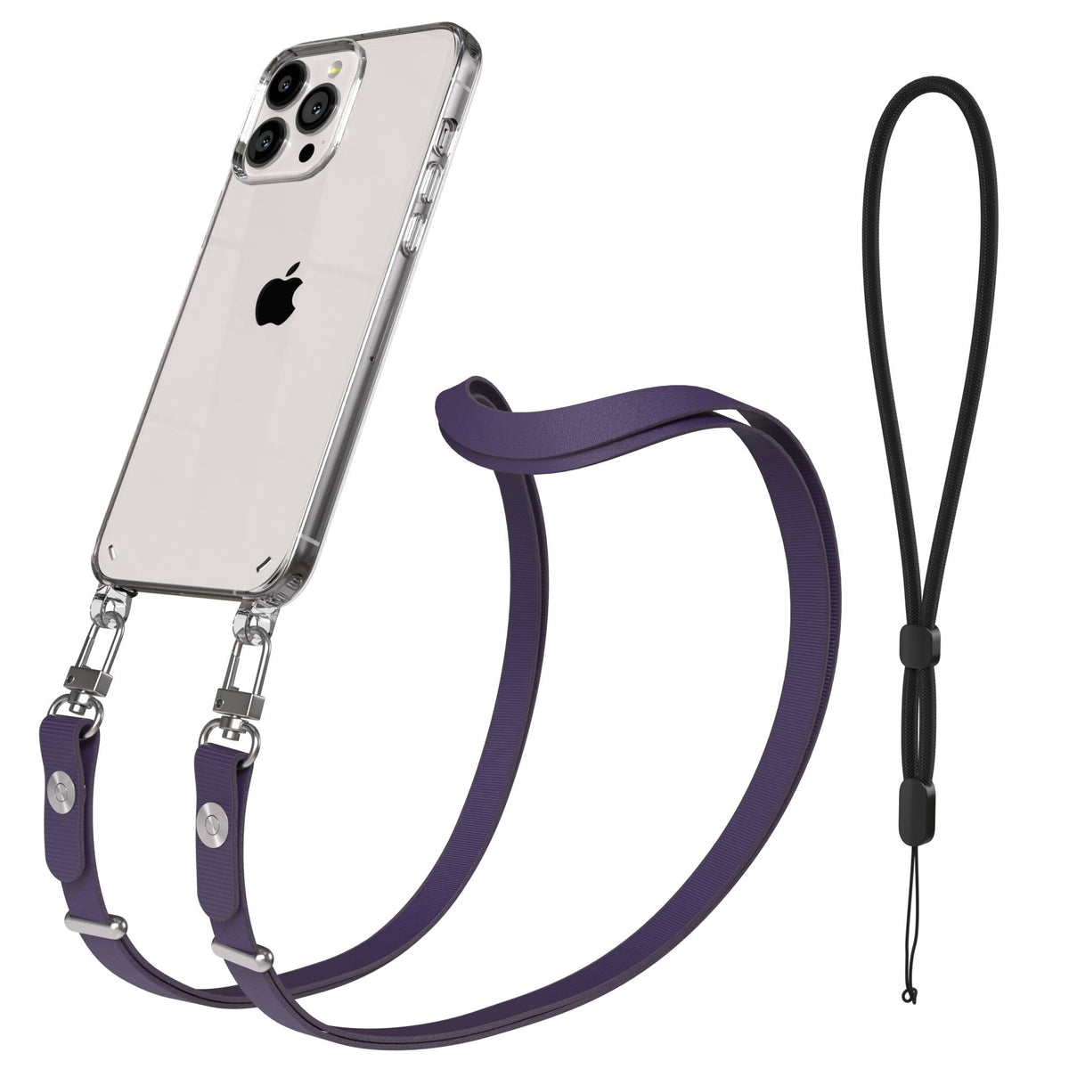Apple iPhone 13 Pro Max Schutzhülle mit magnetischem Crossbody Umhängeband
