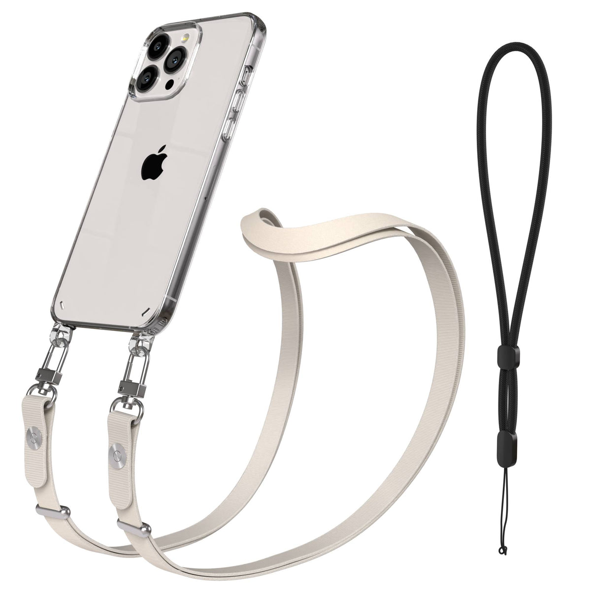 Apple iPhone 13 Pro Max Schutzhülle mit magnetischem Crossbody Umhängeband