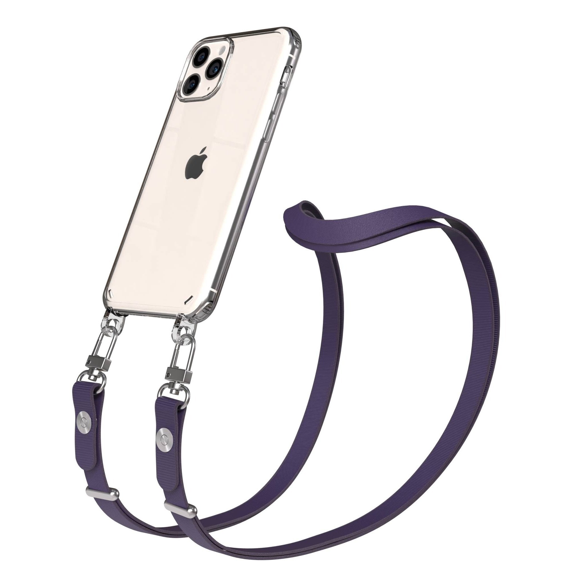 Apple iPhone 11 Pro Schutzhülle mit magnetisch verstellbarem Crossbody-Umhängeband